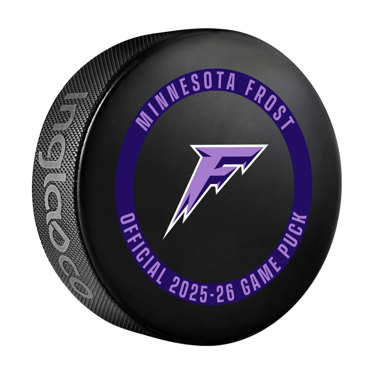 Rondelle de hockey officielle Minnesota Frost PWHL Inglasco 2025-2026