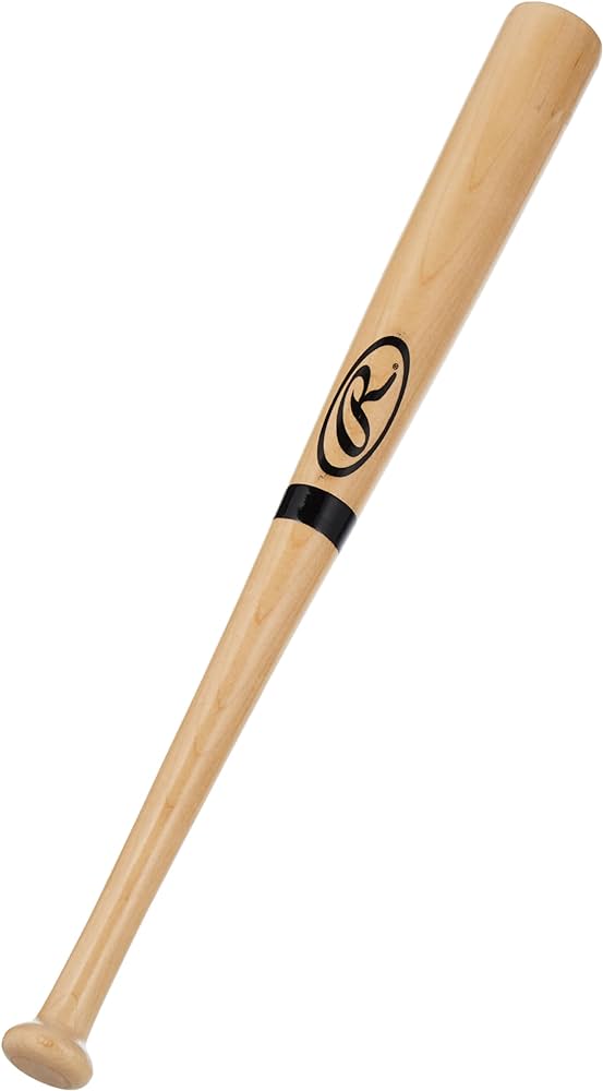 Rawlings Mini batte de baseball en bois naturel