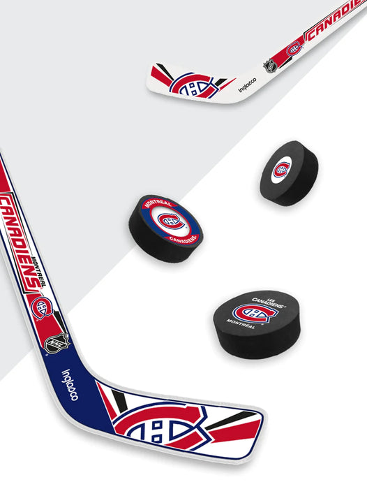 Montreal Canadiens NHL Inglasco 8 Pack Plastic Mini Stick