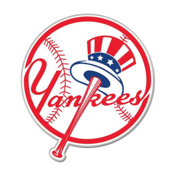 Épingle en émail de collection avec logo WinCraft 1946 des Yankees de New York