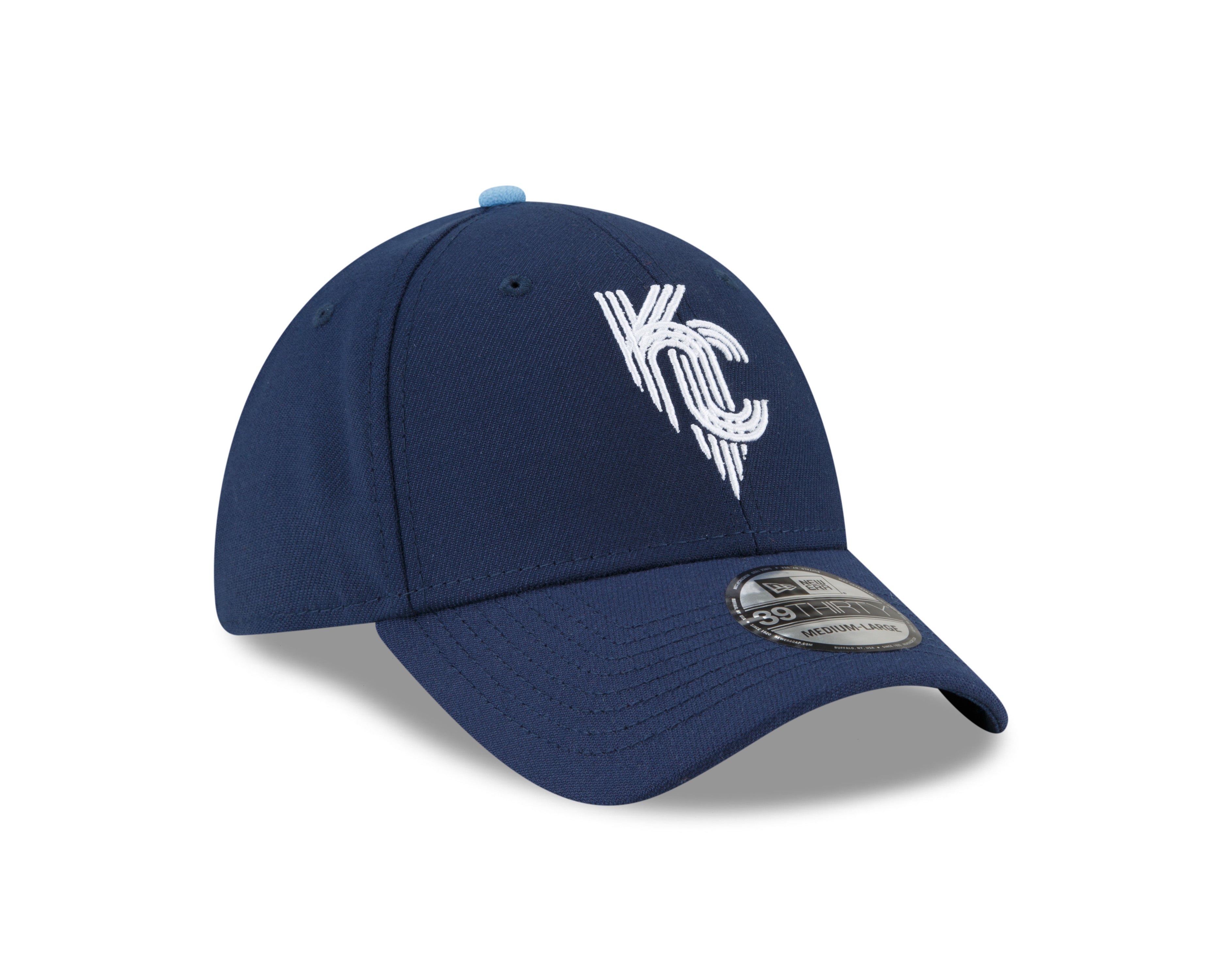 Casquette extensible City Connect 39Thirty 2022 bleu marine des Royals de Kansas City (MLB) de New Era pour homme