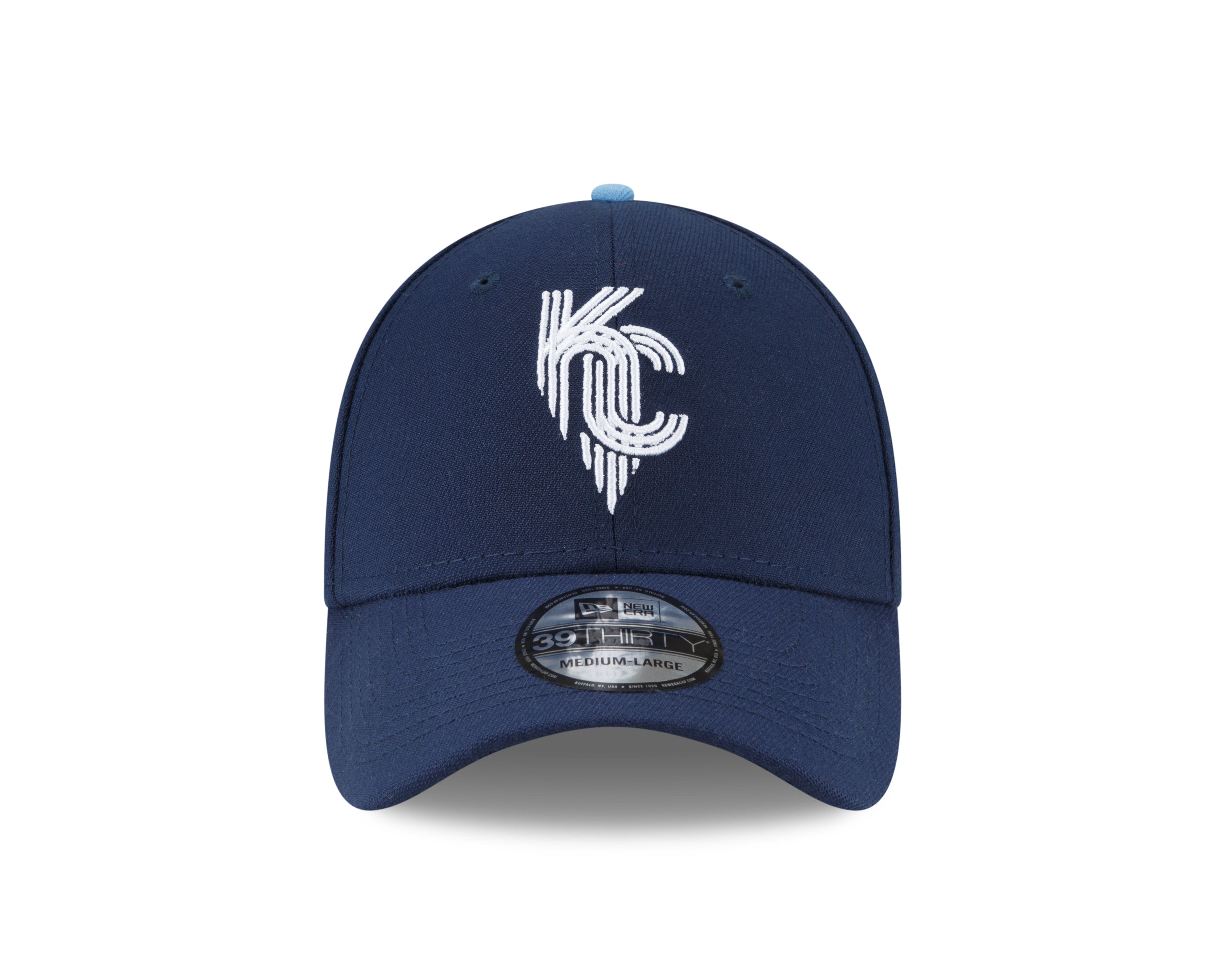 Casquette extensible City Connect 39Thirty 2022 bleu marine des Royals de Kansas City (MLB) de New Era pour homme