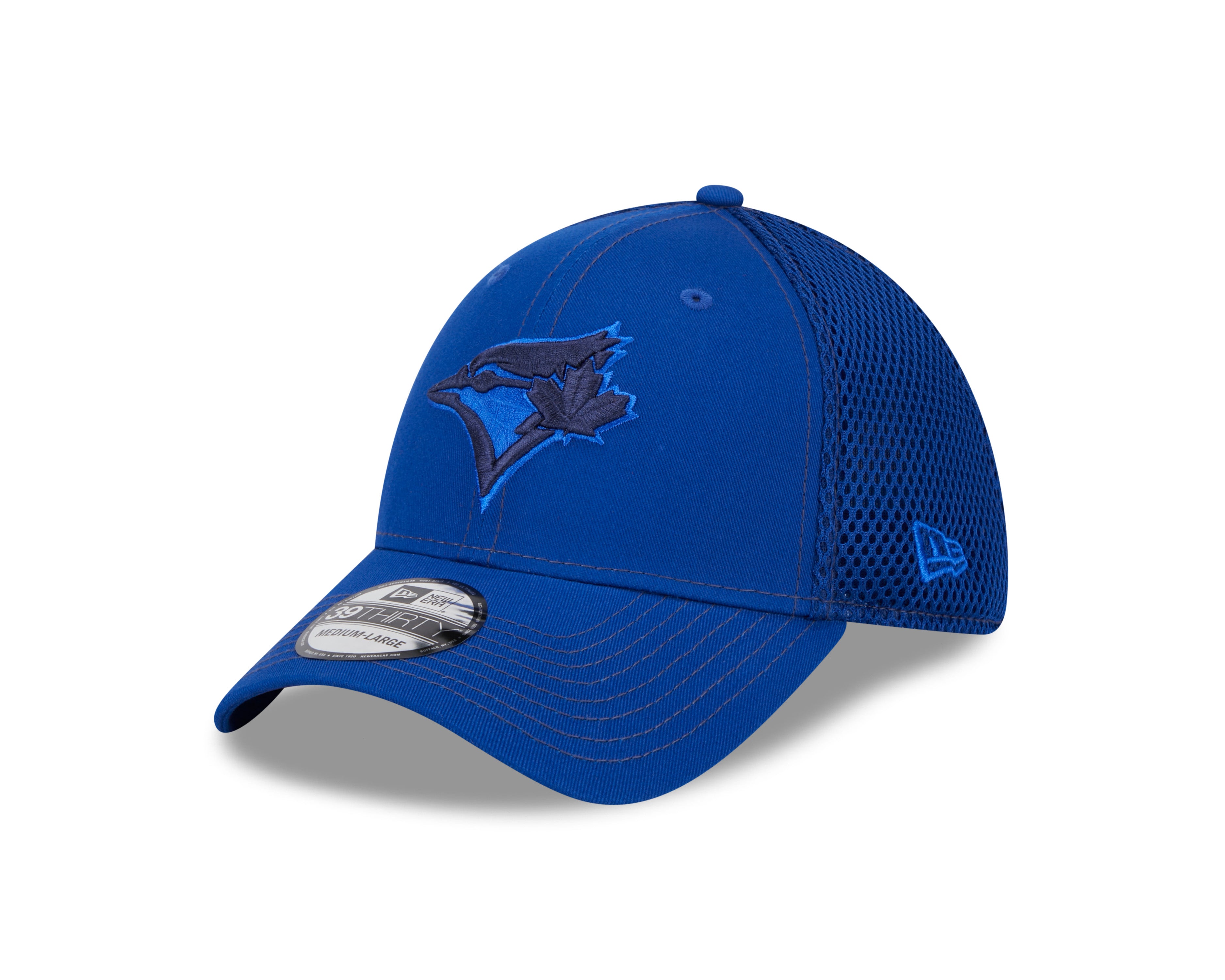 Toronto Blue Jays MLB New Era Men's Tonal Blue 39Thirty Neo Stretch Fit Hat