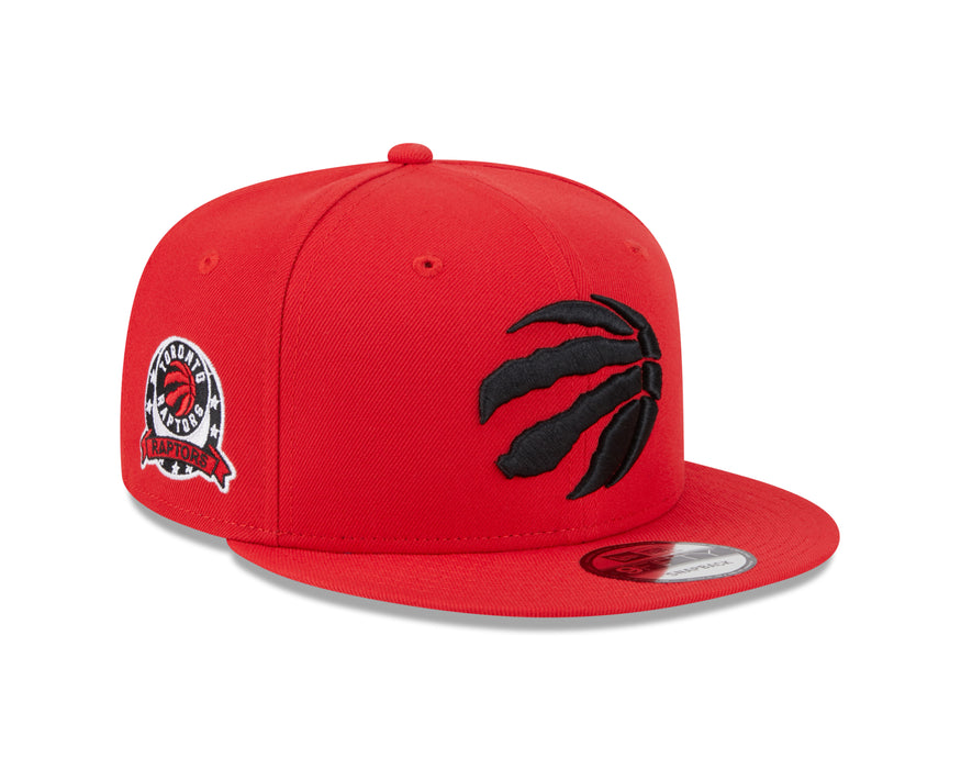 Toronto Raptors NBA New Era Men's Red 9Fifty E3 Two Patch Snapback