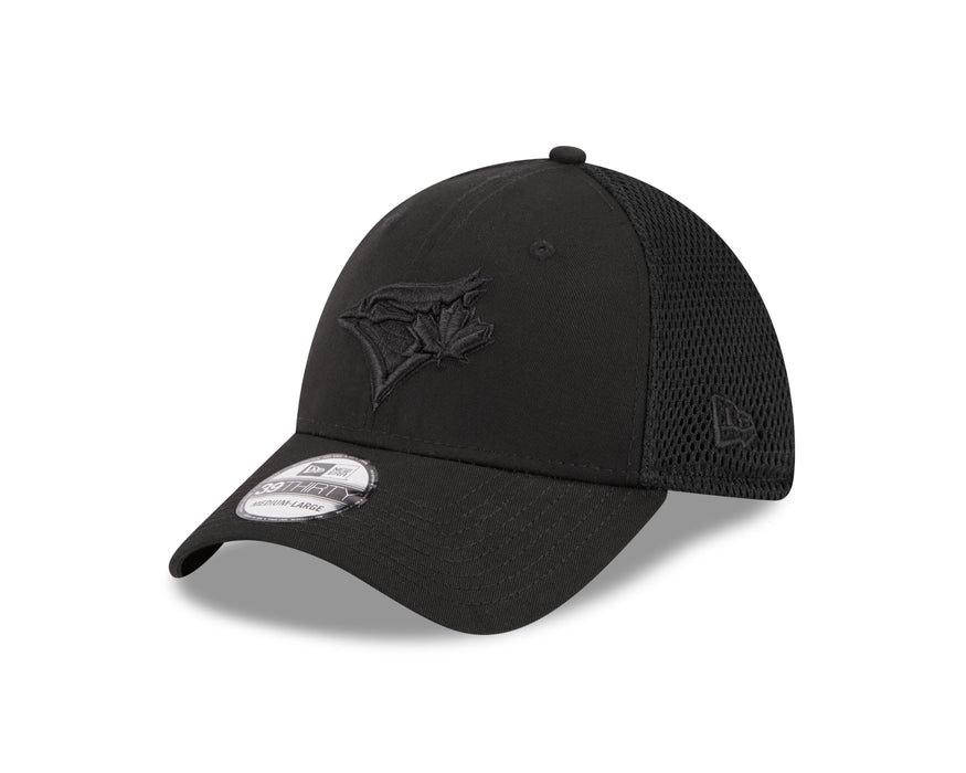 Toronto Blue Jays New Era Tropic Trucker 9FIFTY Snapback Hat - Black