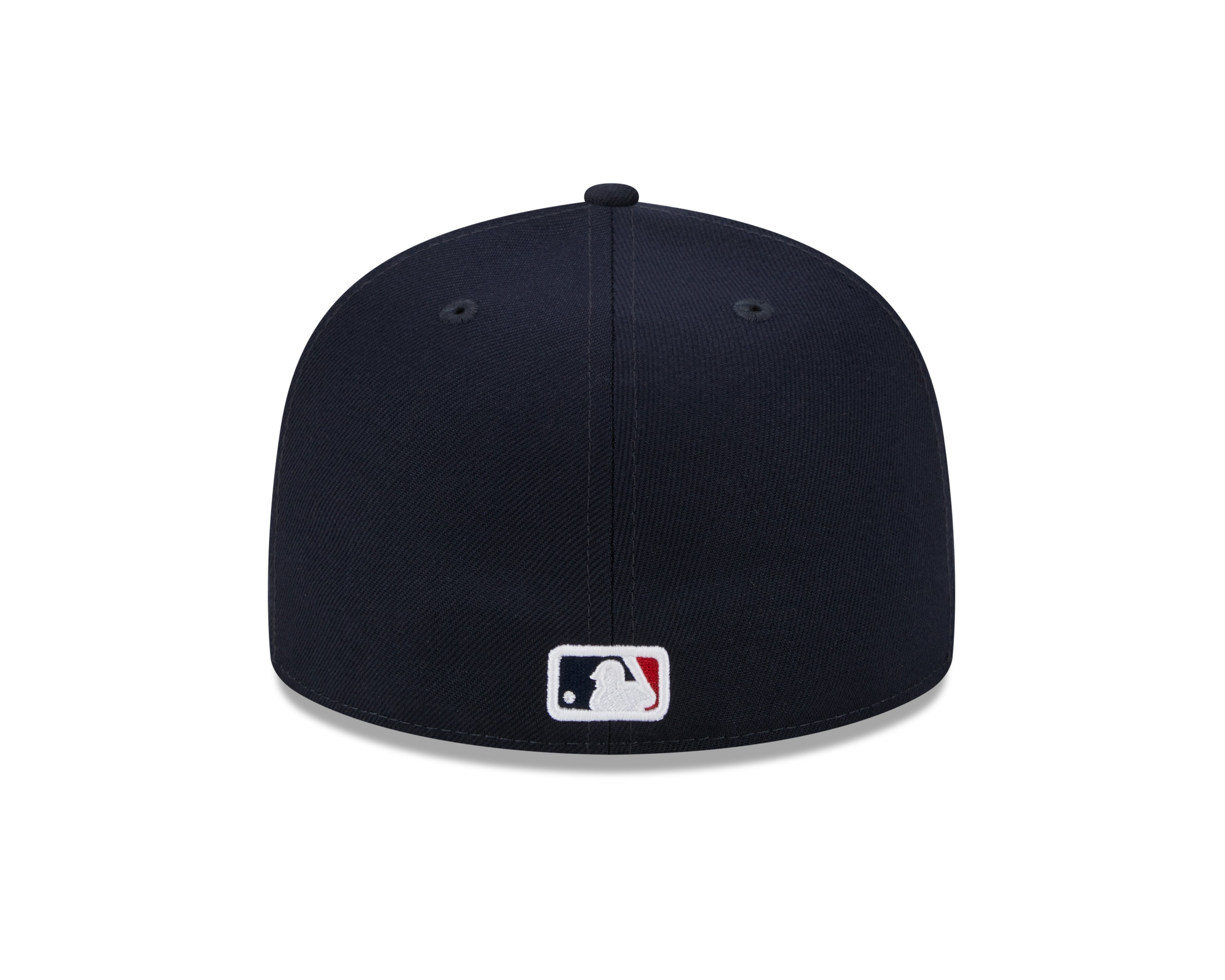 Atlanta Braves MLB New Era Casquette ajustée bleu marine 59Fifty 2021 World Series pour hommes