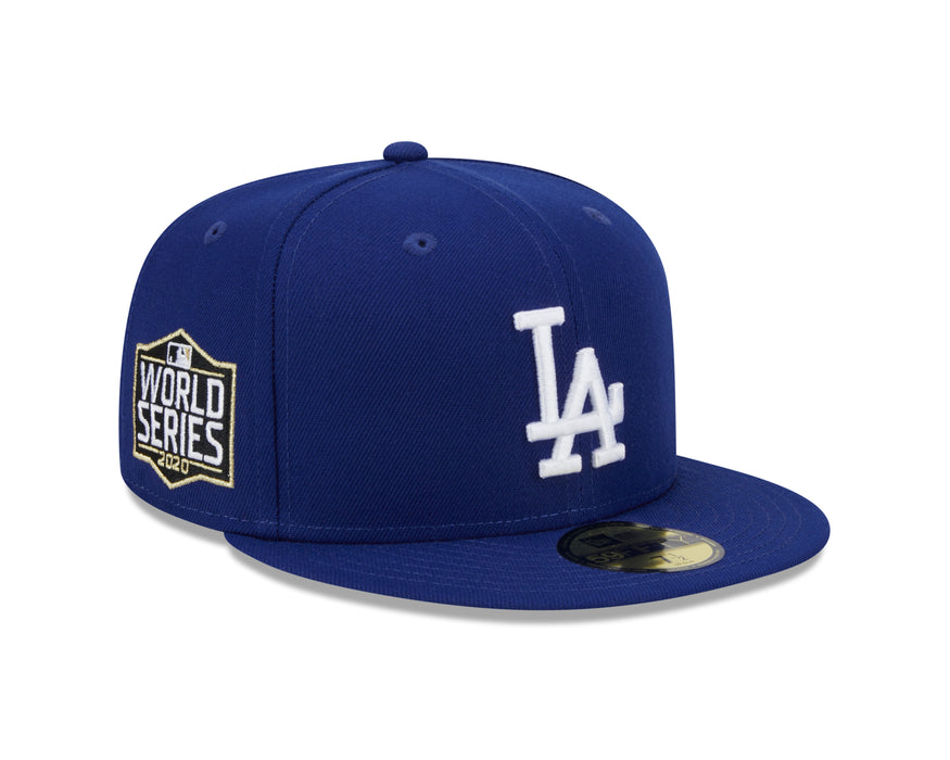 Los Angeles Dodgers MLB New Era Men's Royal Blue 59Fifty 2020 World Series Fitted Hat