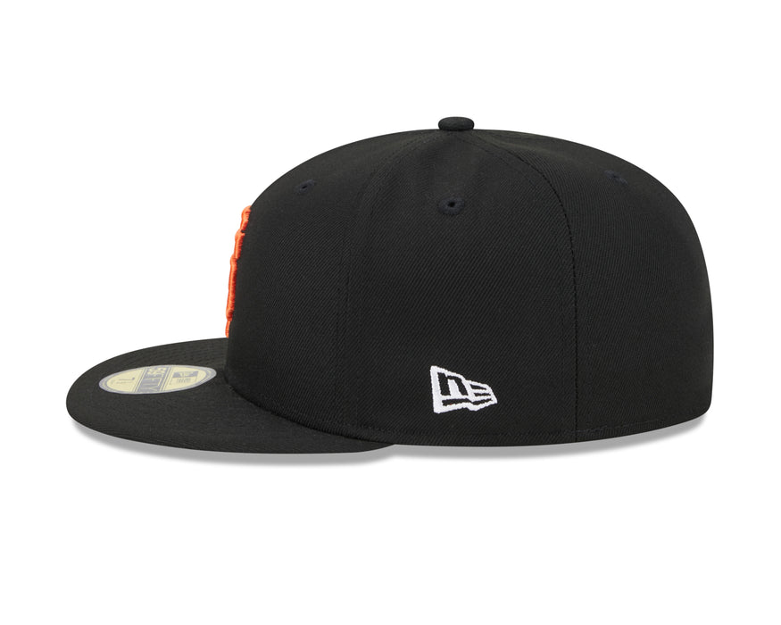 New York Giants New Era Team Black on Black Alternate Logo 59FIFTY Fitted  Hat