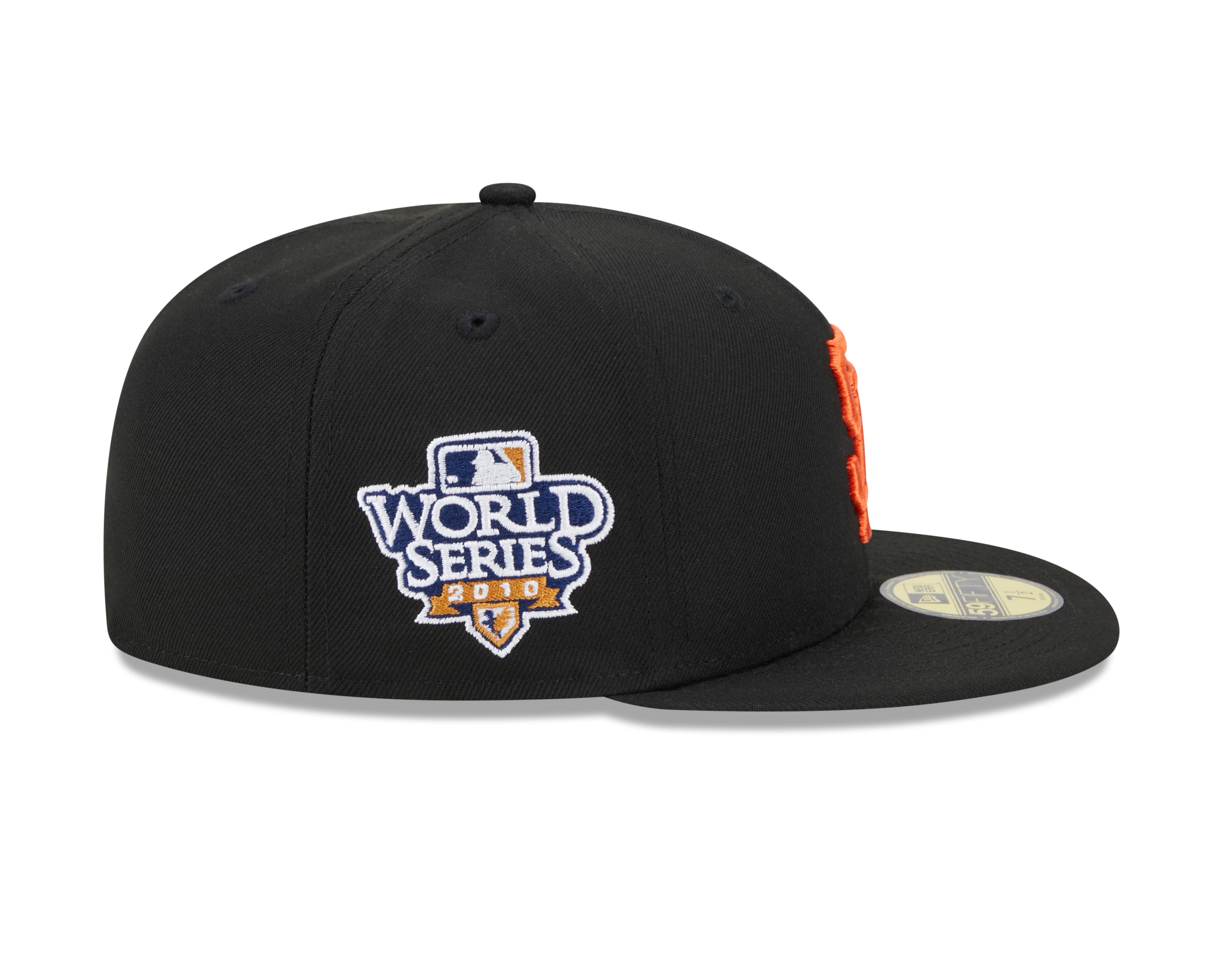 Casquette ajustée noire 59Fifty 2010 World Series New Era des Giants de San Francisco pour hommes