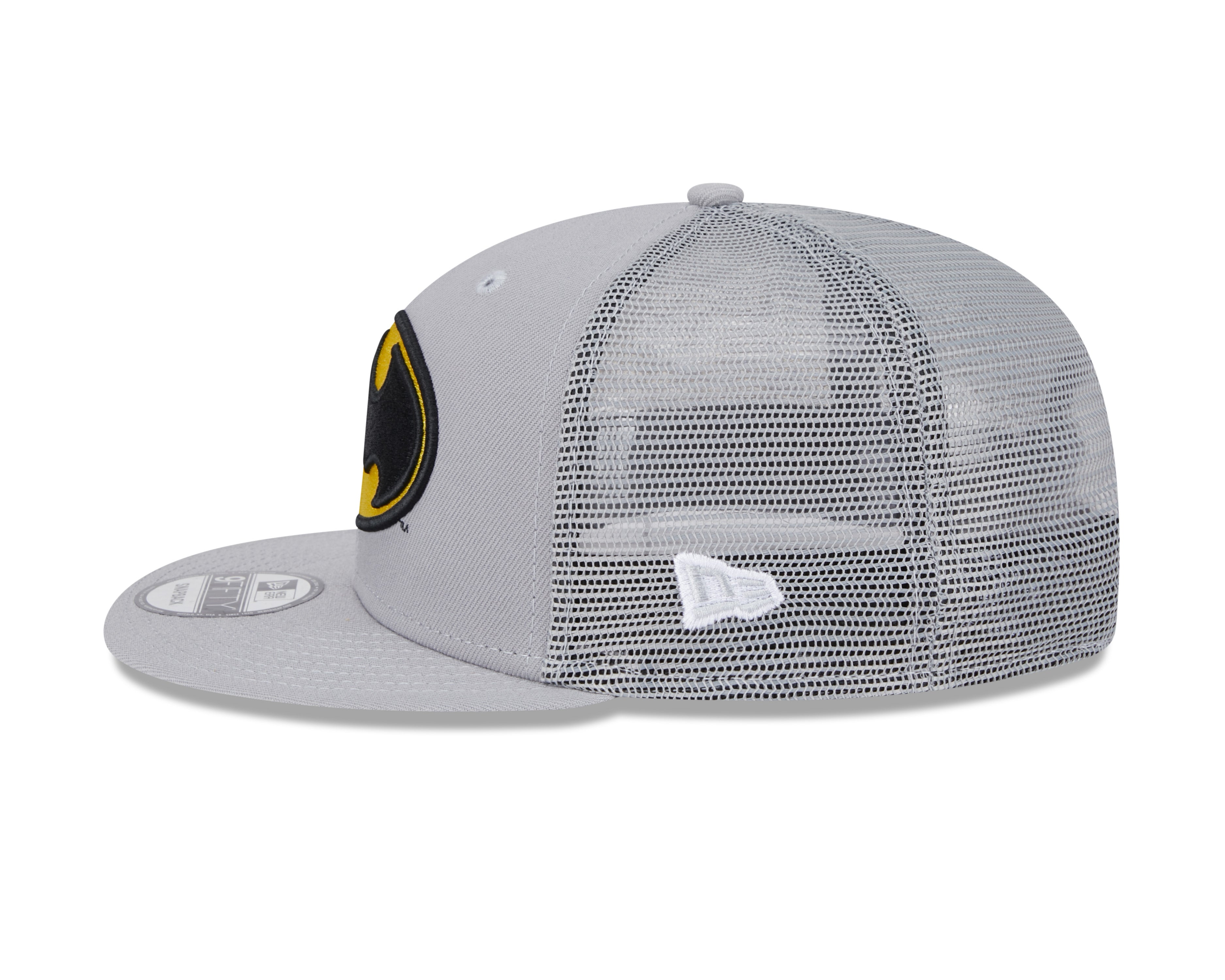 Batman DC Comics New Era Men's Grey 9Fifty Trucker Snapback