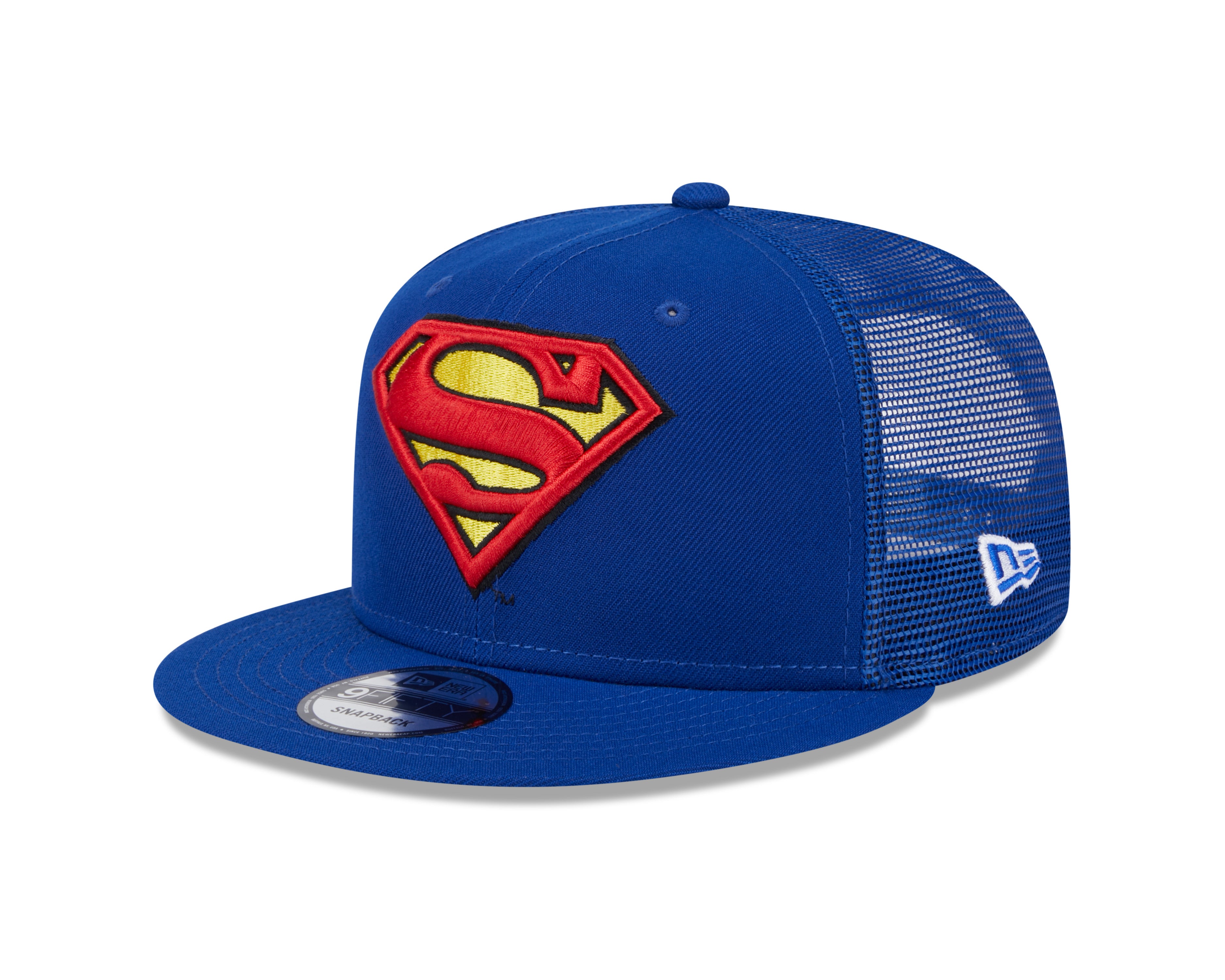 Superman DC Comics New Era Men's Royal Blue 9Fifty Trucker Snapback