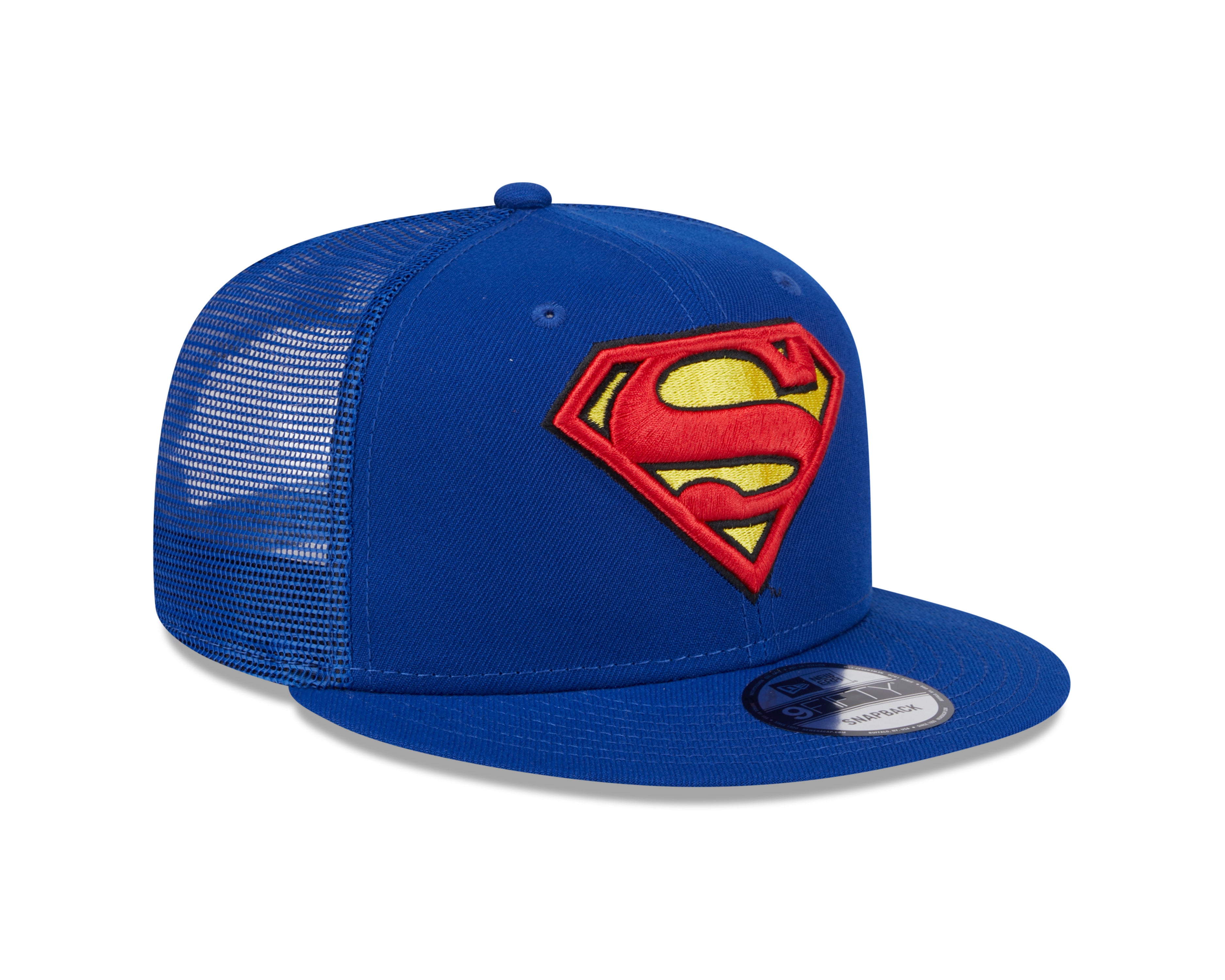 Superman DC Comics New Era Men's Royal Blue 9Fifty Trucker Snapback