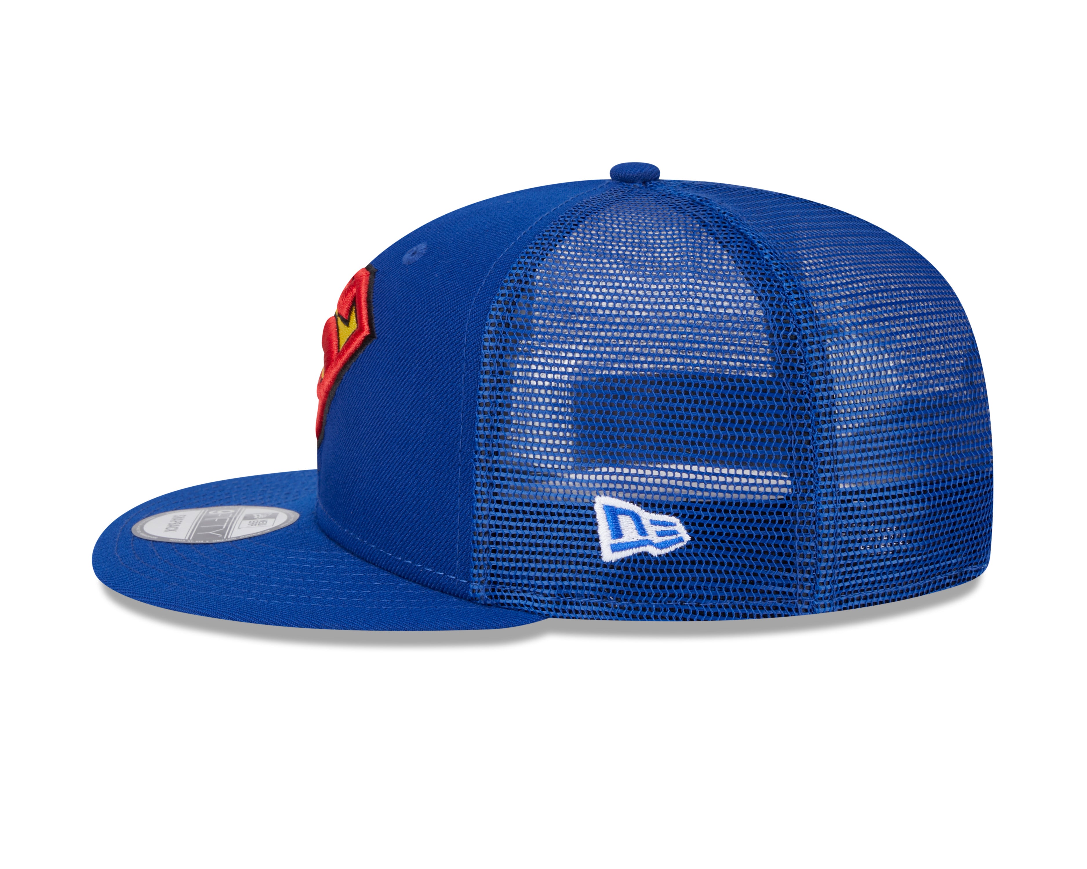 Superman DC Comics New Era Men's Royal Blue 9Fifty Trucker Snapback