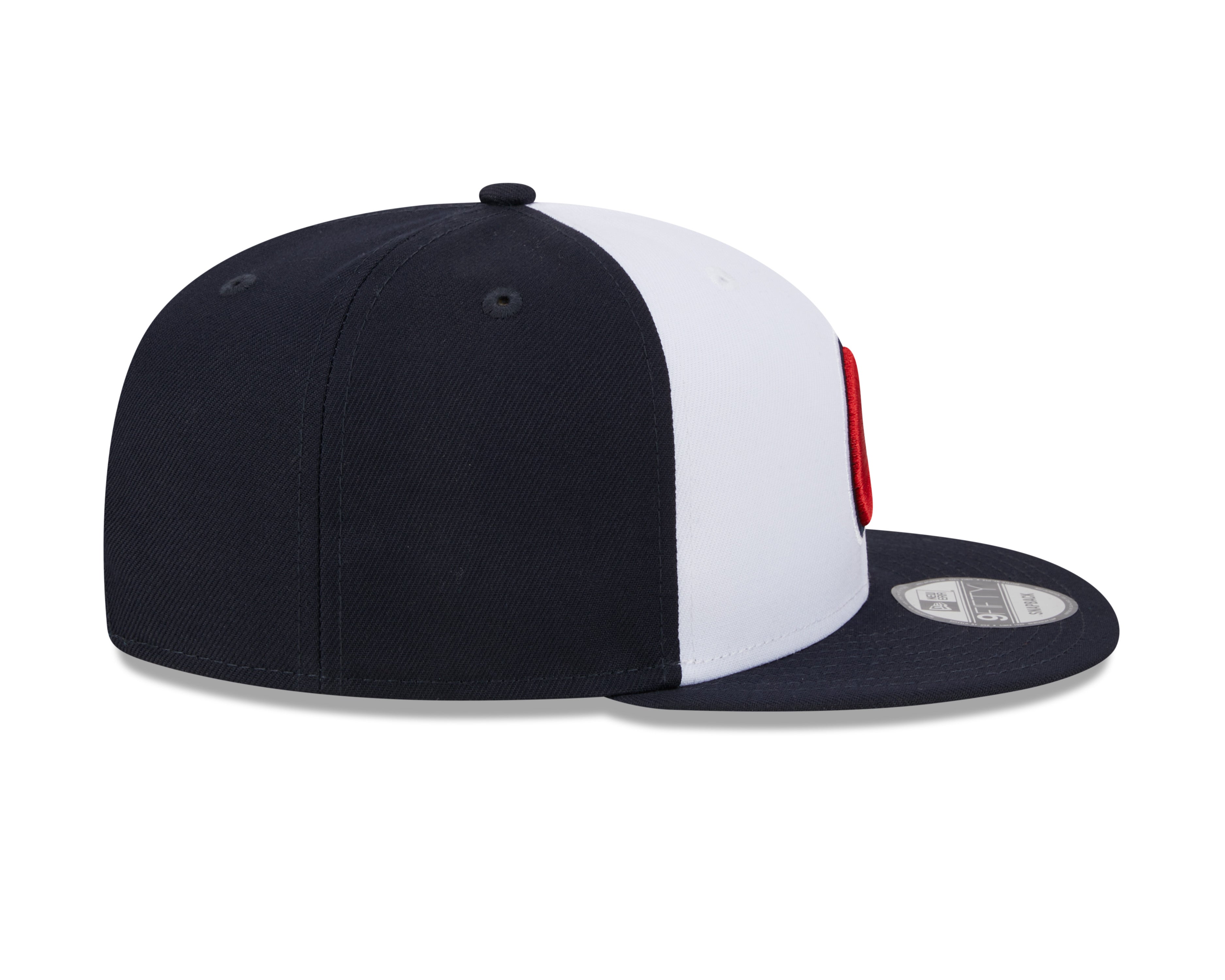 Atlanta Braves MLB New Era Men's White/Navy 9Fifty 2024 Batting Practice Snapback