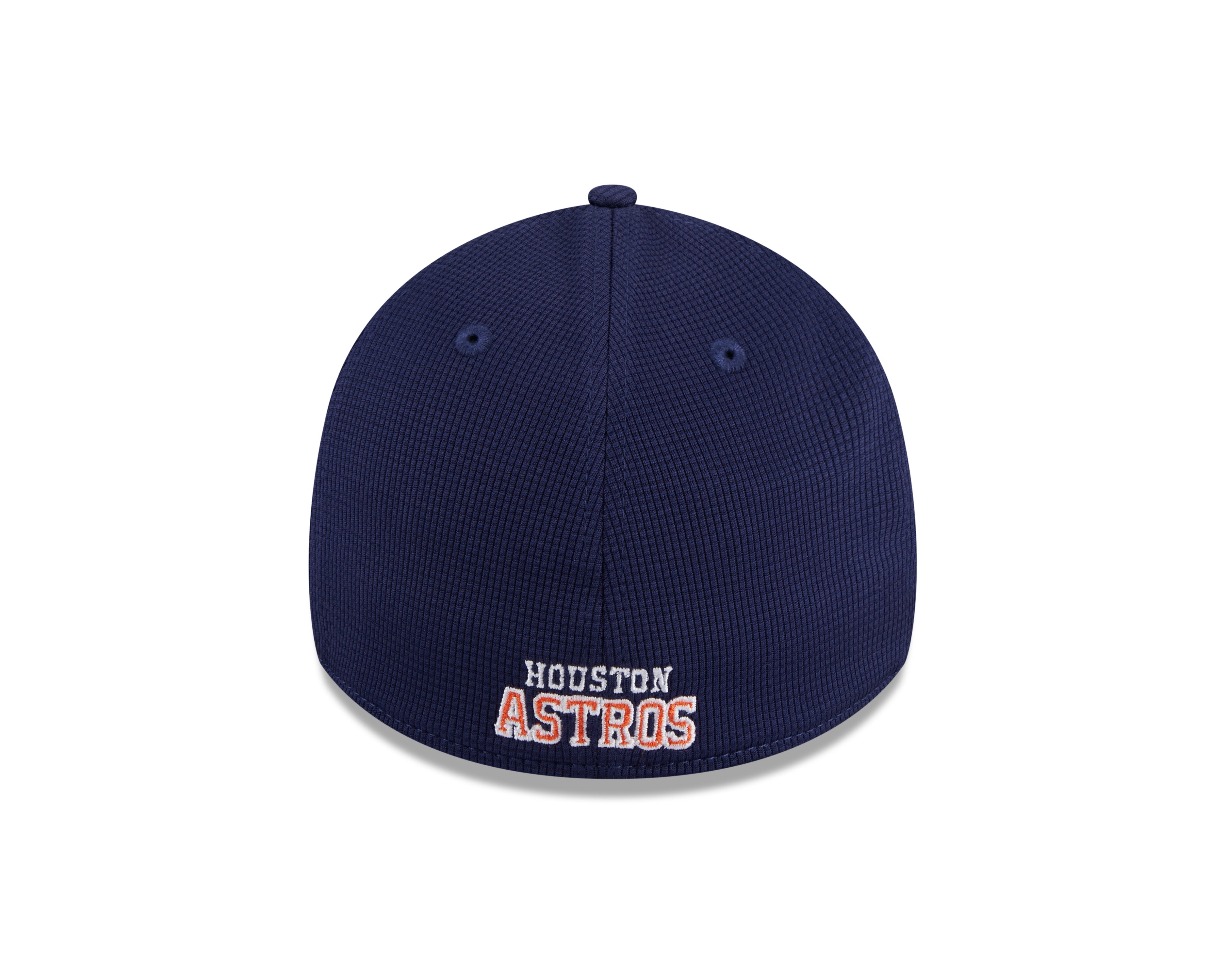 Casquette extensible pour entraînement au bâton des Astros de Houston MLB New Era 39Thirty 2024 orange/bleu marine pour hommes