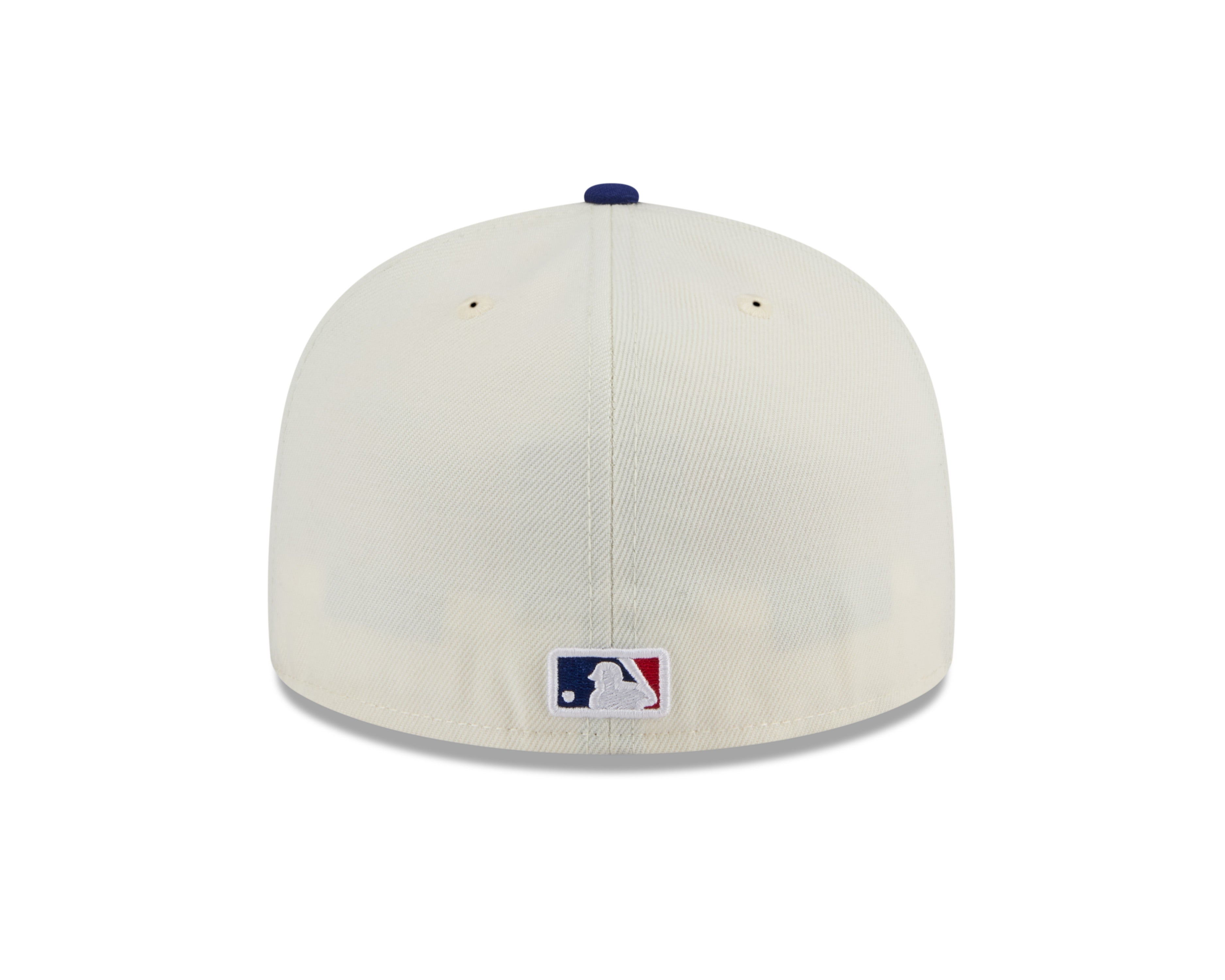 Los Angeles Dodgers MLB New Era Men's Off-White/Navy 59Fifty 2024 Evergreen Fitted Hat