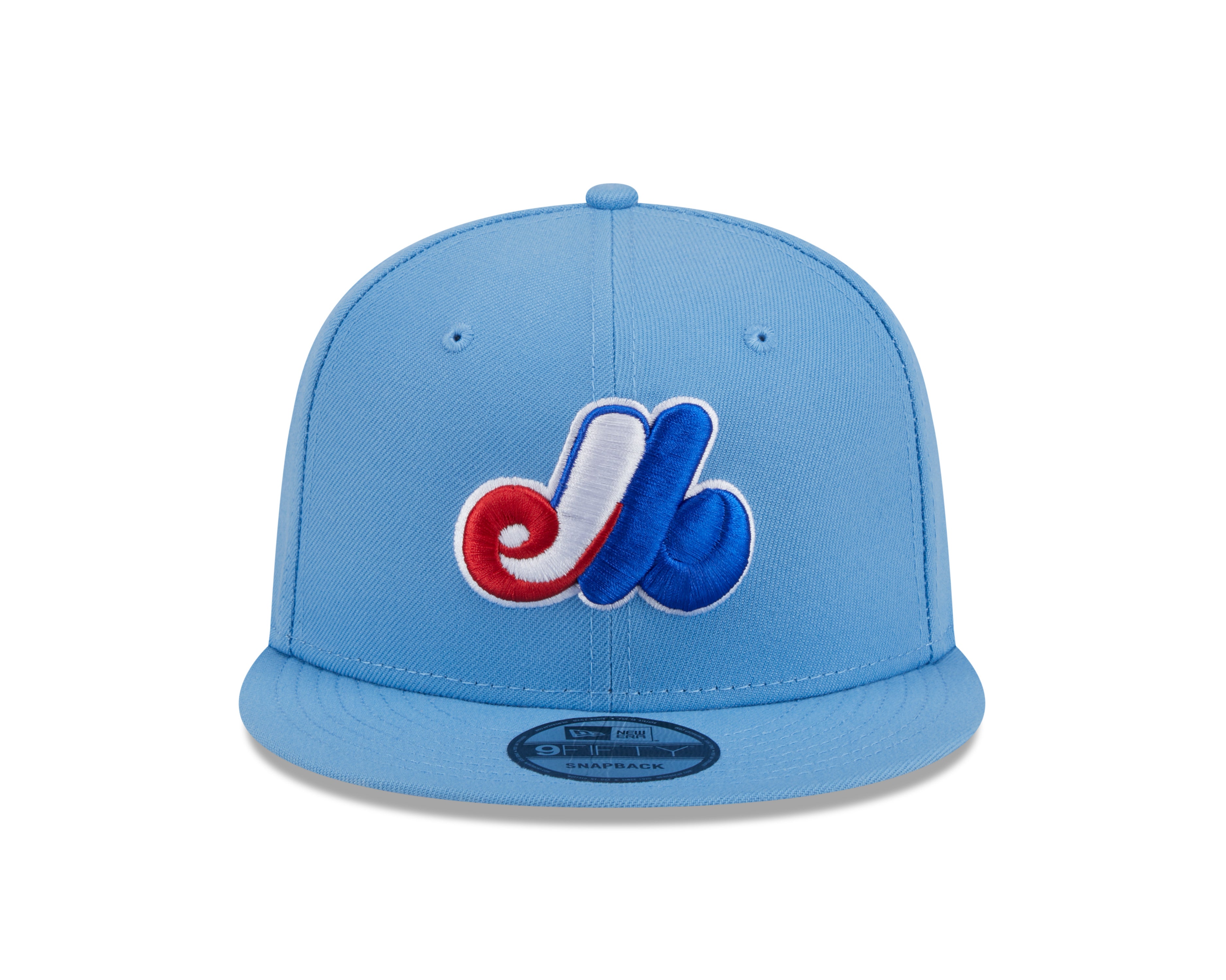 Montreal Expos MLB New Era Men's Light Blue 9Fifty Cooperstown Evergreen Snapback