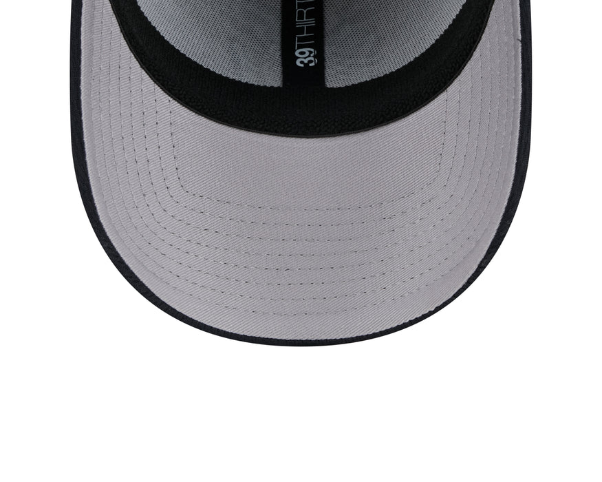 New York Yankees MLB New Era Men's Grey/Navy 39Thirty Throwback Stretch Fit Hat