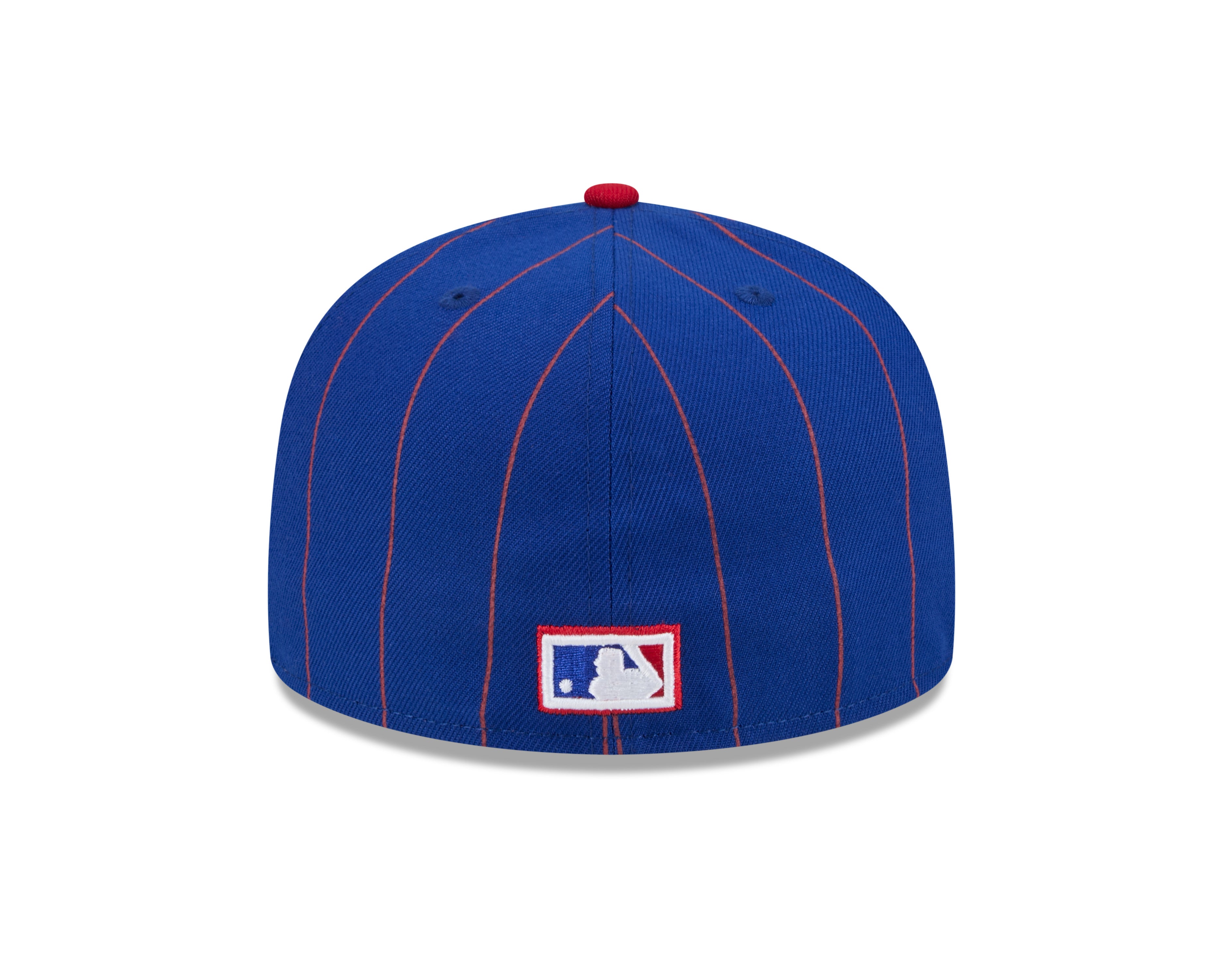 Expos de Montréal MLB New Era Casquette ajustée bleu royal/rouge 59Fifty Cooperstown à fines rayures pour hommes