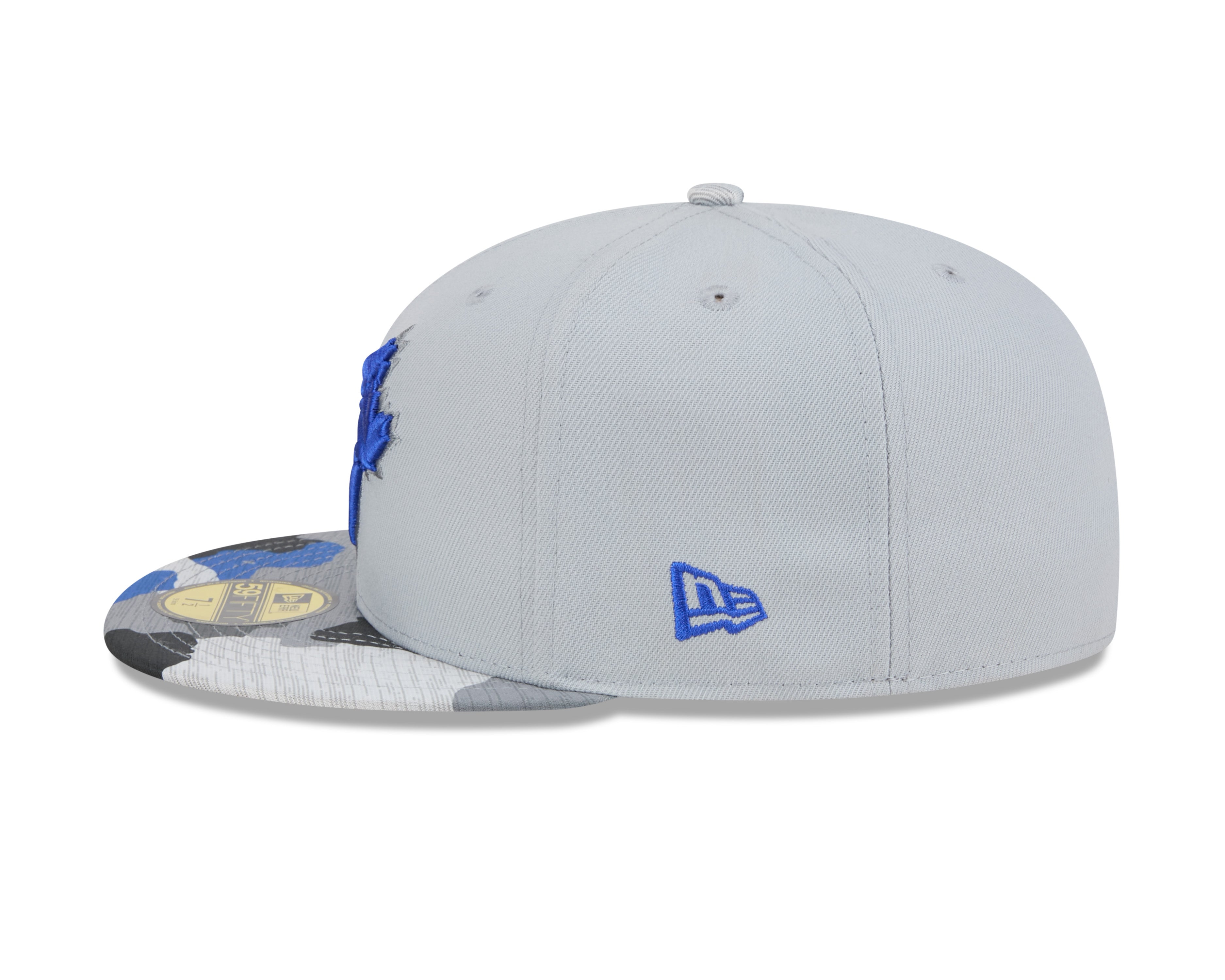 Casquette ajustée grise Camo 59Fifty Active MLB New Era des Blue Jays de Toronto pour hommes