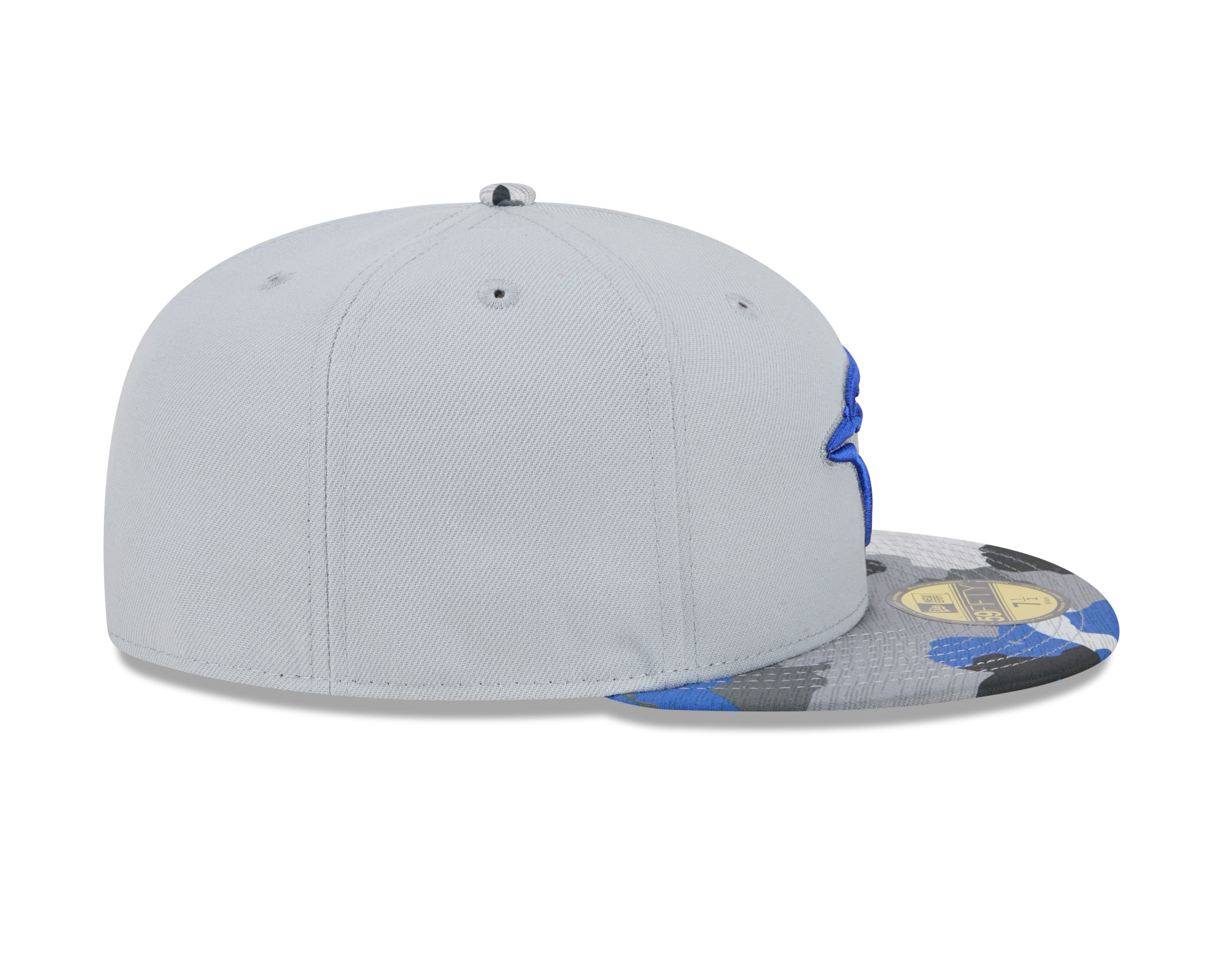 Casquette ajustée grise Camo 59Fifty Active MLB New Era des Blue Jays de Toronto pour hommes