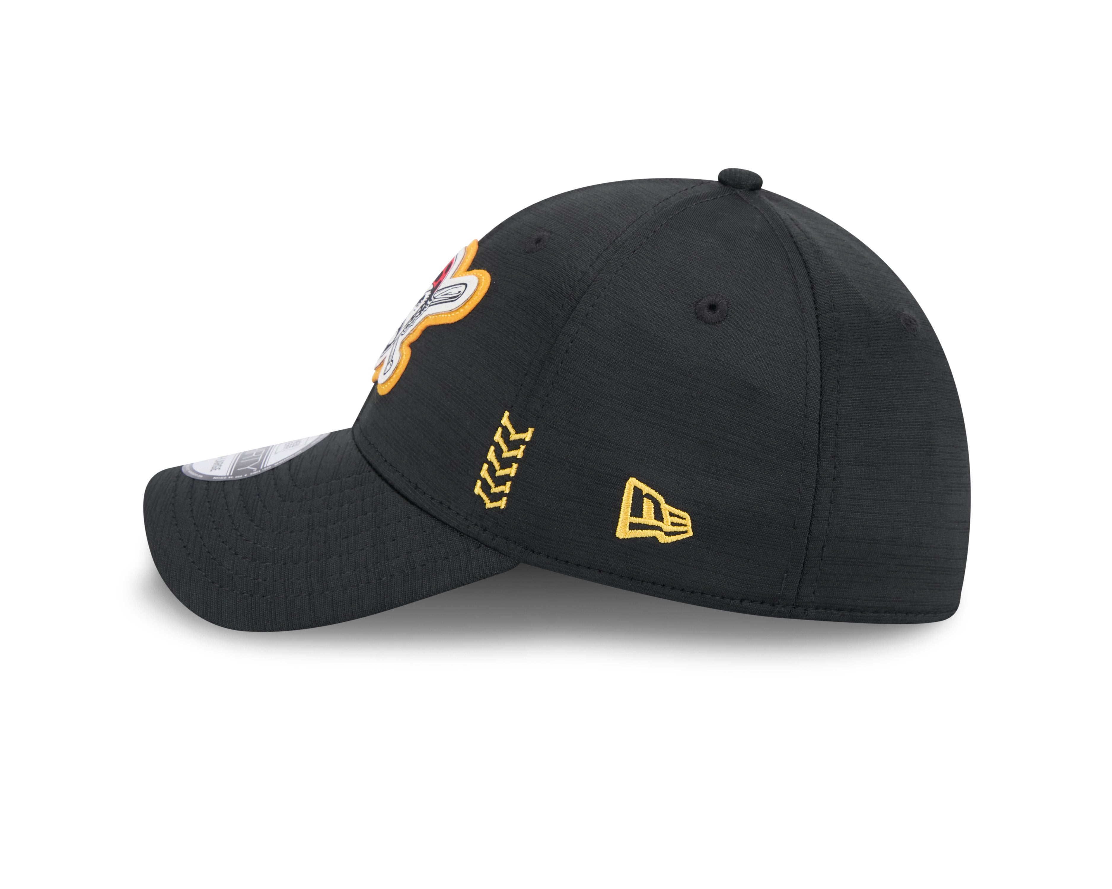 Casquette extensible noire 39Thirty 2024 Clubhouse des Pirates de Pittsburgh MLB New Era pour hommes