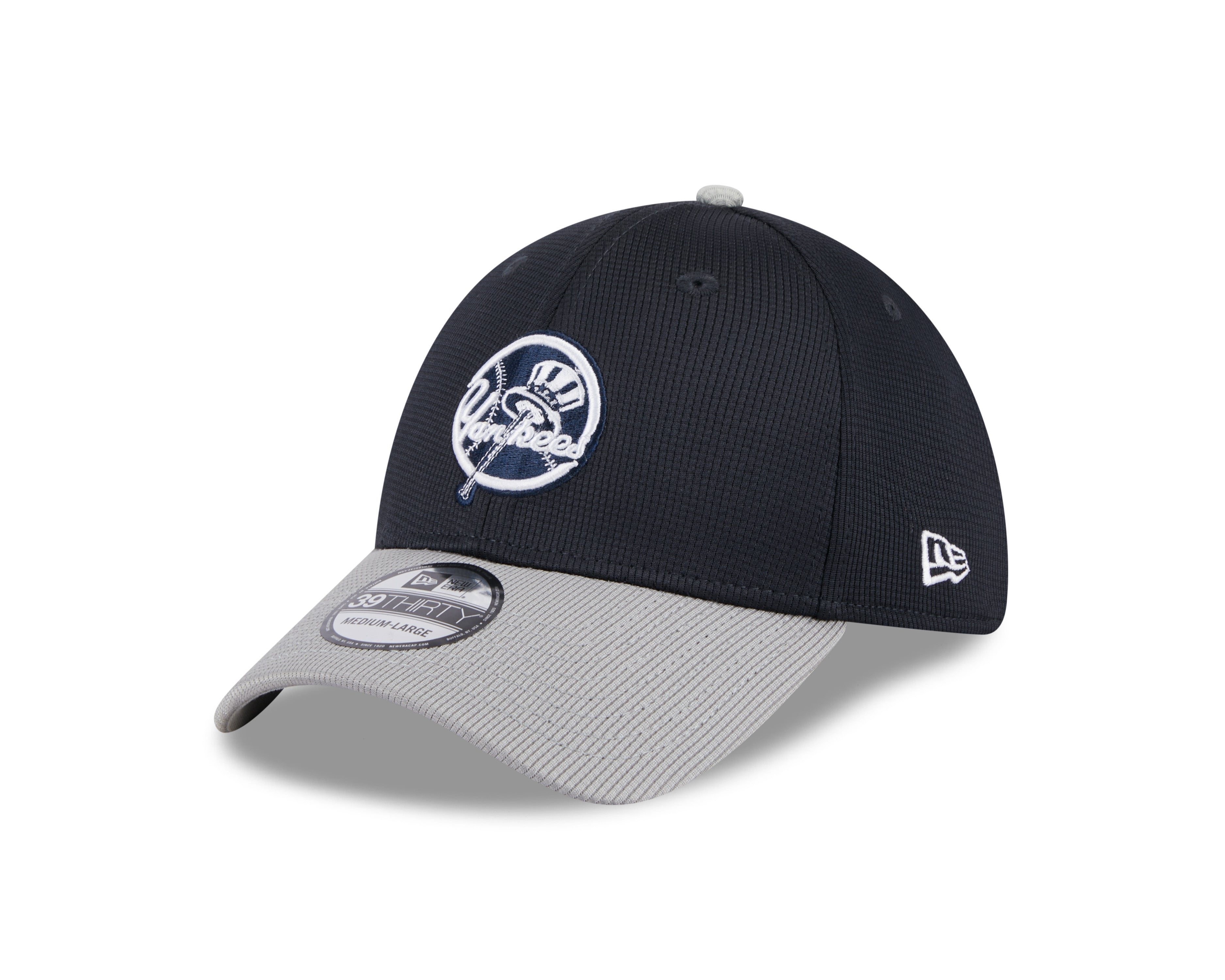 New York Yankees MLB New Era Men's Navy 39Thirty 2025 Batting Practice Stretch Fit Hat