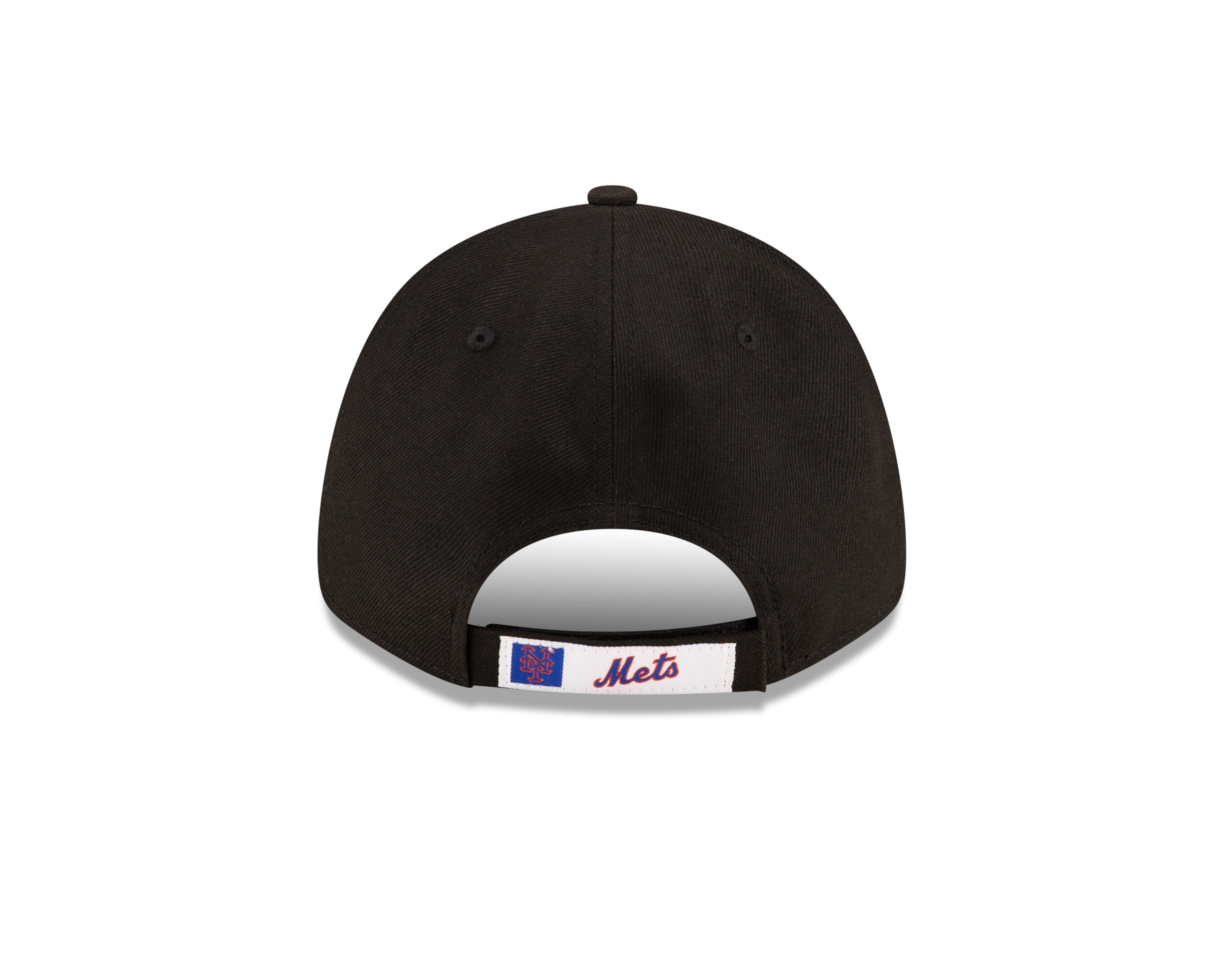 New York Mets MLB New Era Casquette réglable noire 9Forty The League pour hommes