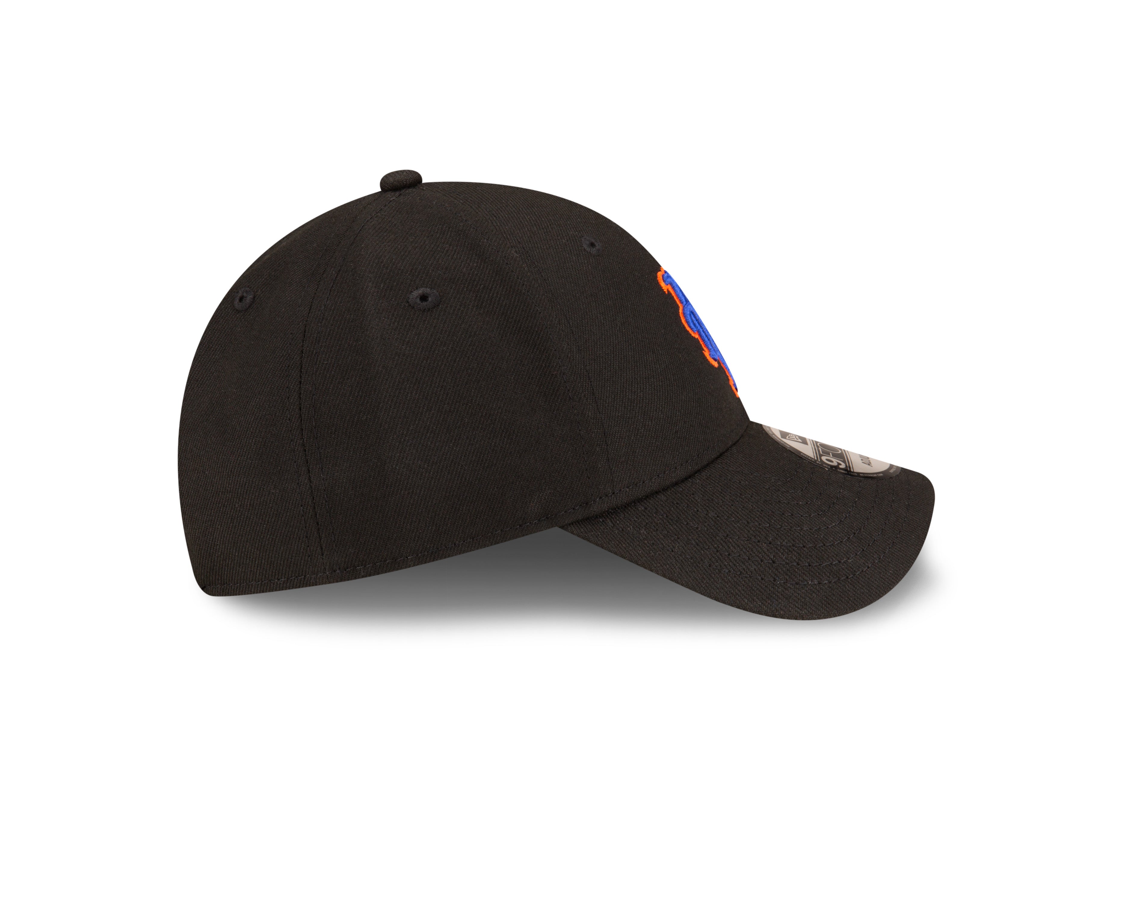 New York Mets MLB New Era Casquette réglable noire 9Forty The League pour hommes