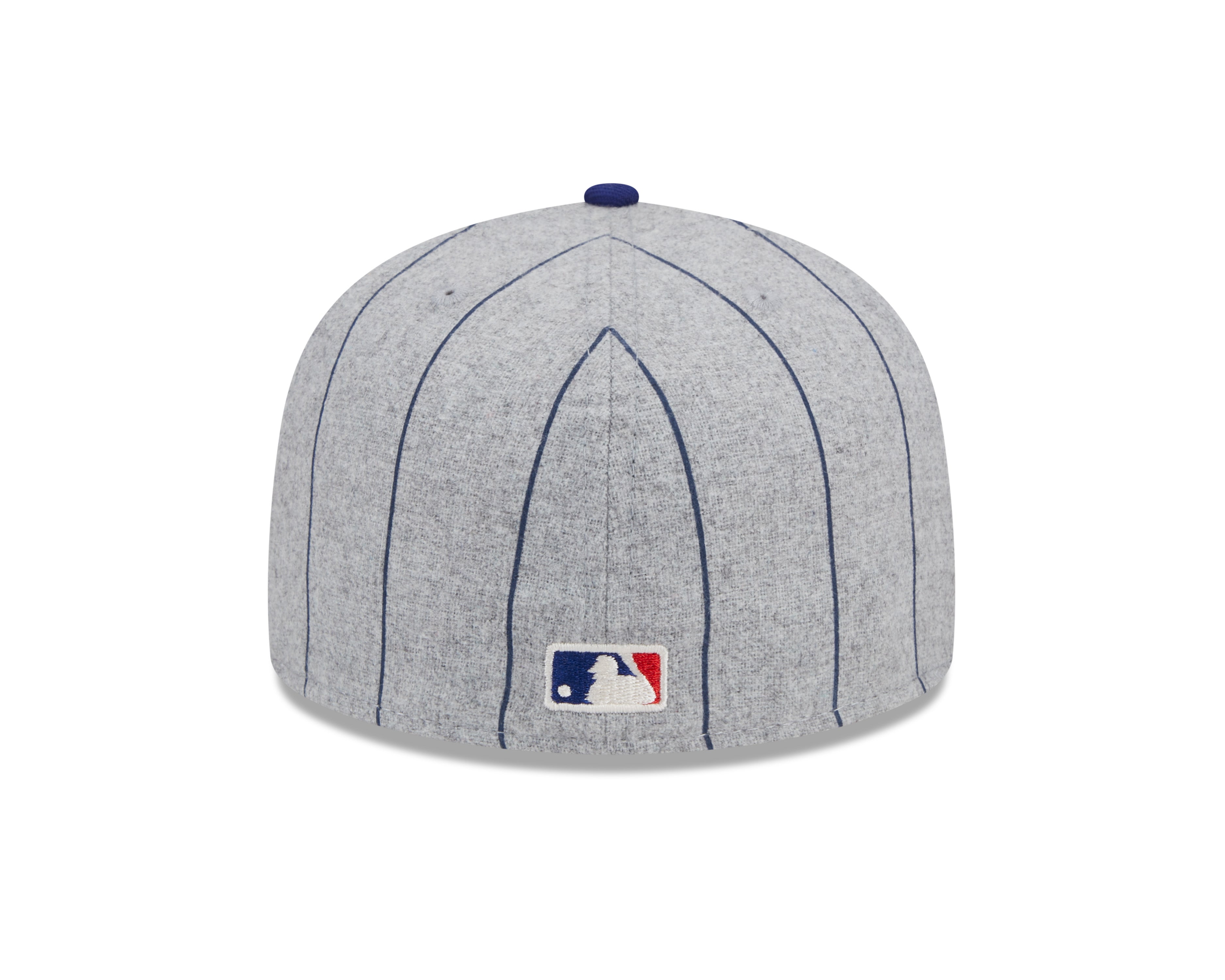 Los Angeles Dodgers MLB New Era Casquette ajustée grise 59Fifty Heather à fines rayures pour hommes