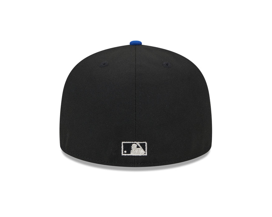 Toronto Blue Jays MLB New Era Men's Black Camo 59Fifty Metallic Fitted Hat