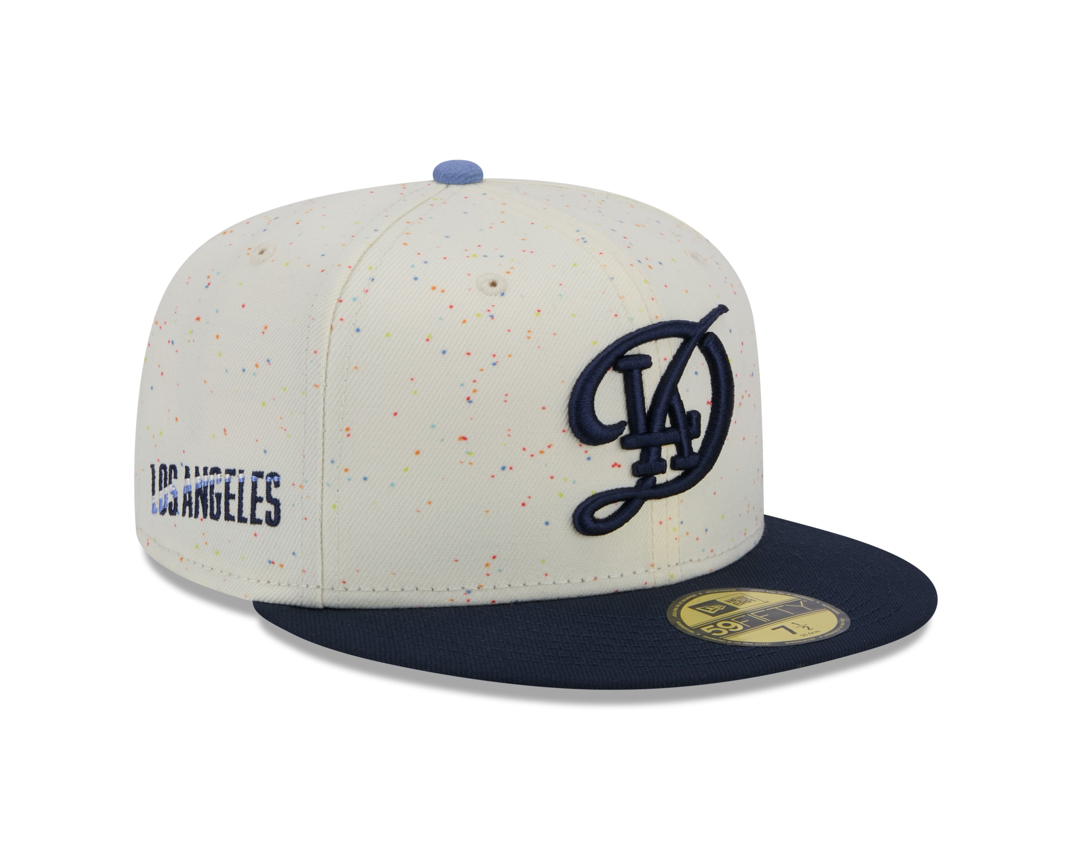 Los Angeles Dodgers MLB New Era Beige/Black 59Fifty 2024 City Connect Fitted Hat