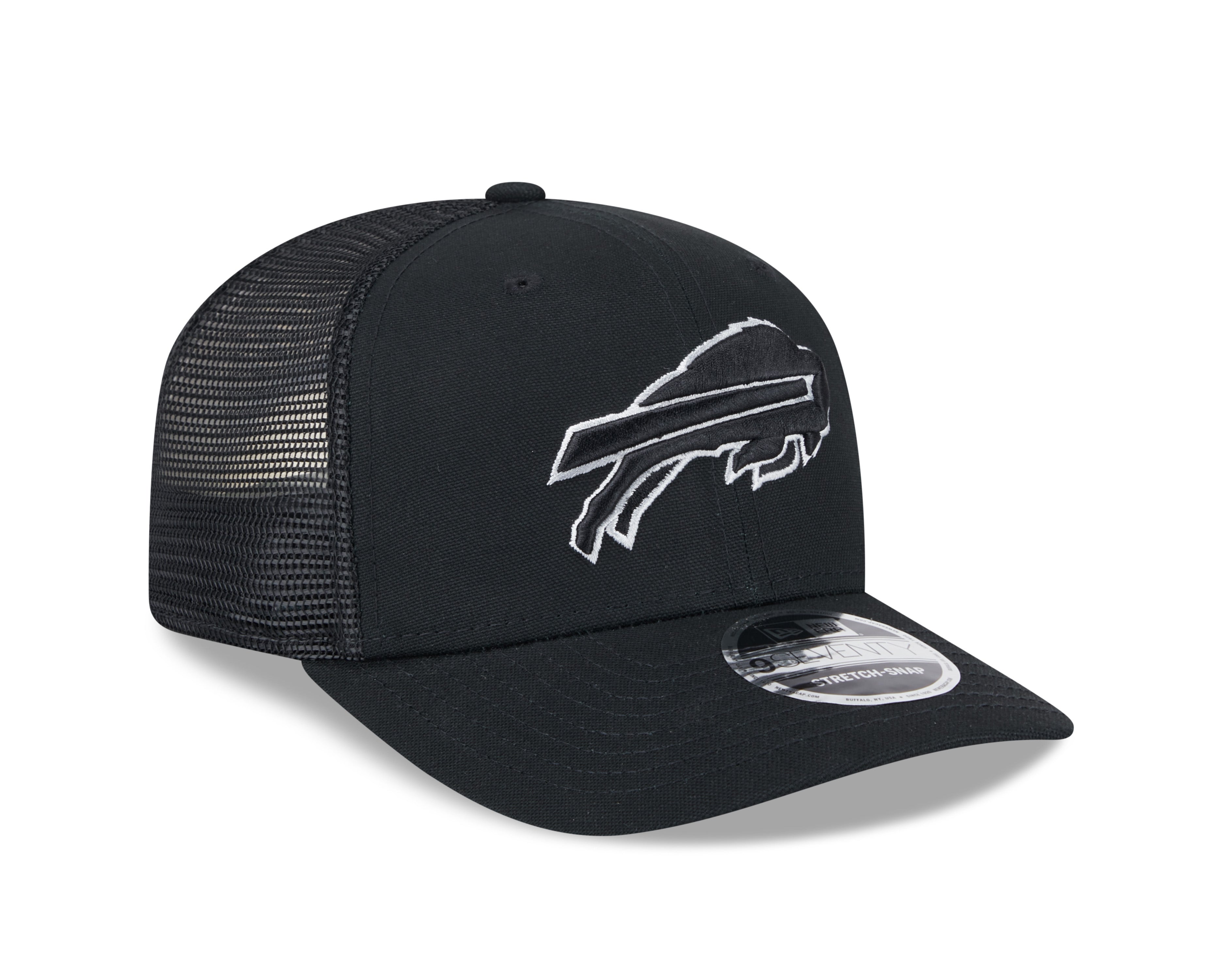 Buffalo Bills NFL New Era Men's Black 9Seventy Stretch Snapback