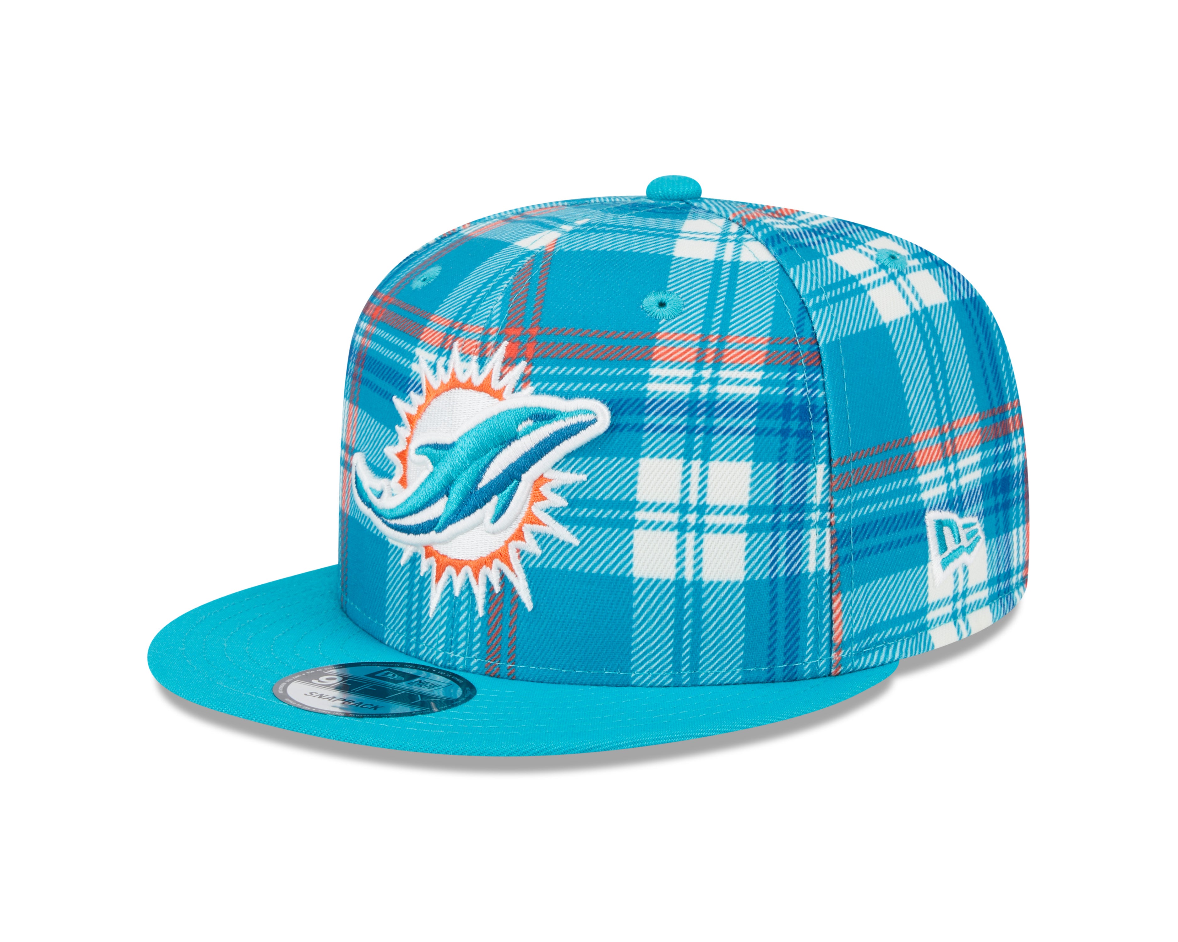 Miami Dolphins NFL New Era Snapback vert 9Fifty Sideline pour hommes