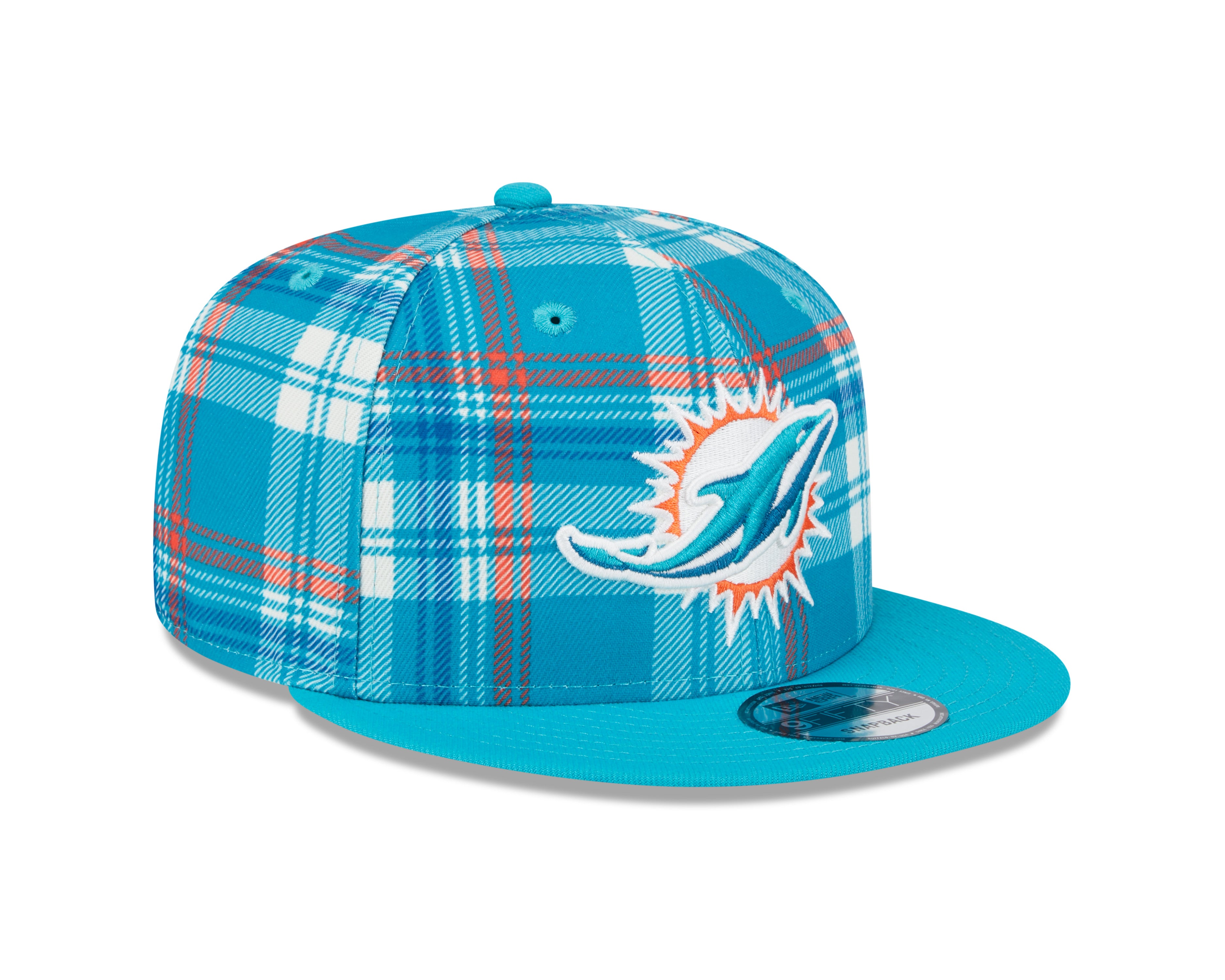 Miami Dolphins NFL New Era Snapback vert 9Fifty Sideline pour hommes