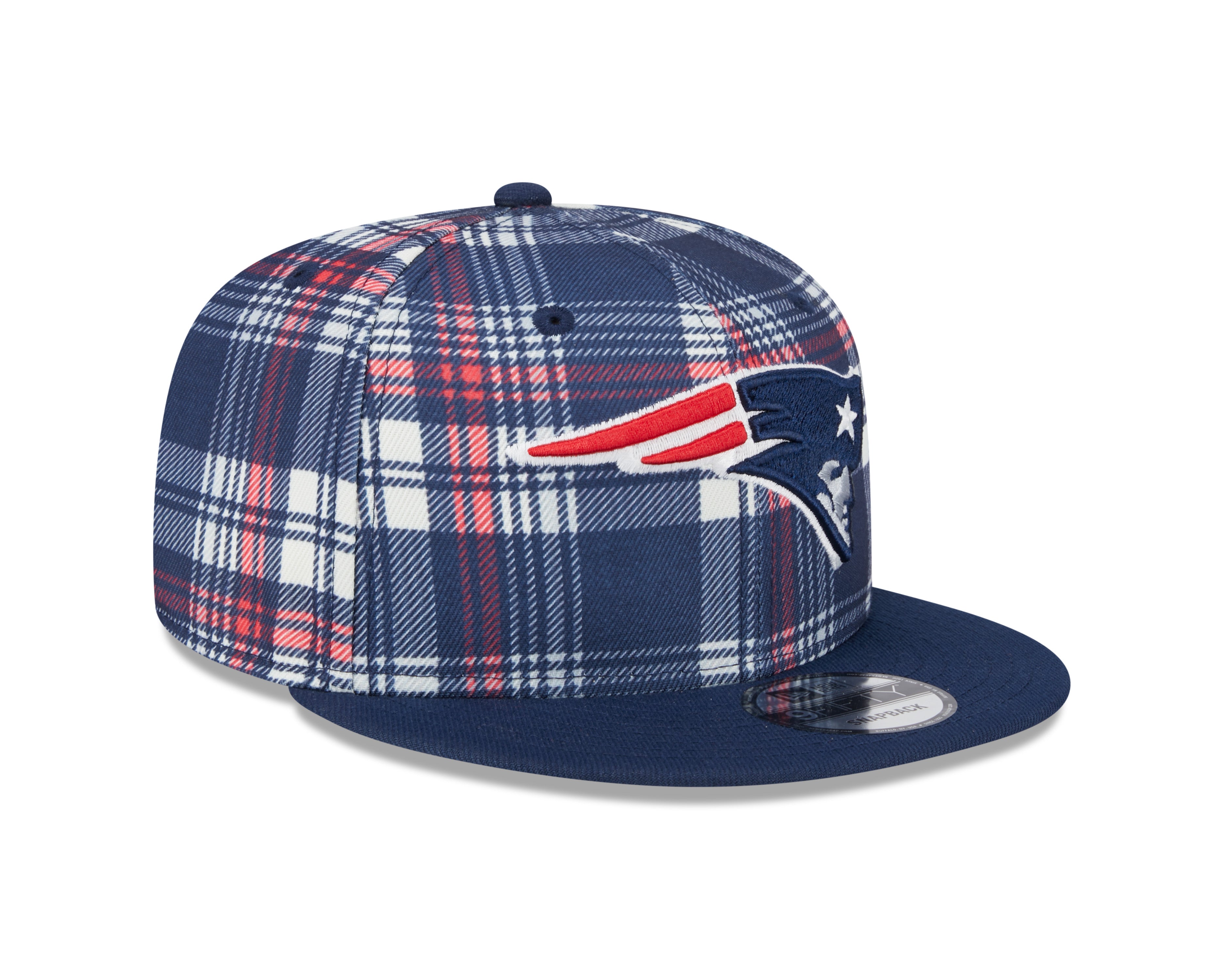 New England Patriots NFL New Era Snapback 9Fifty Sideline bleu royal pour hommes