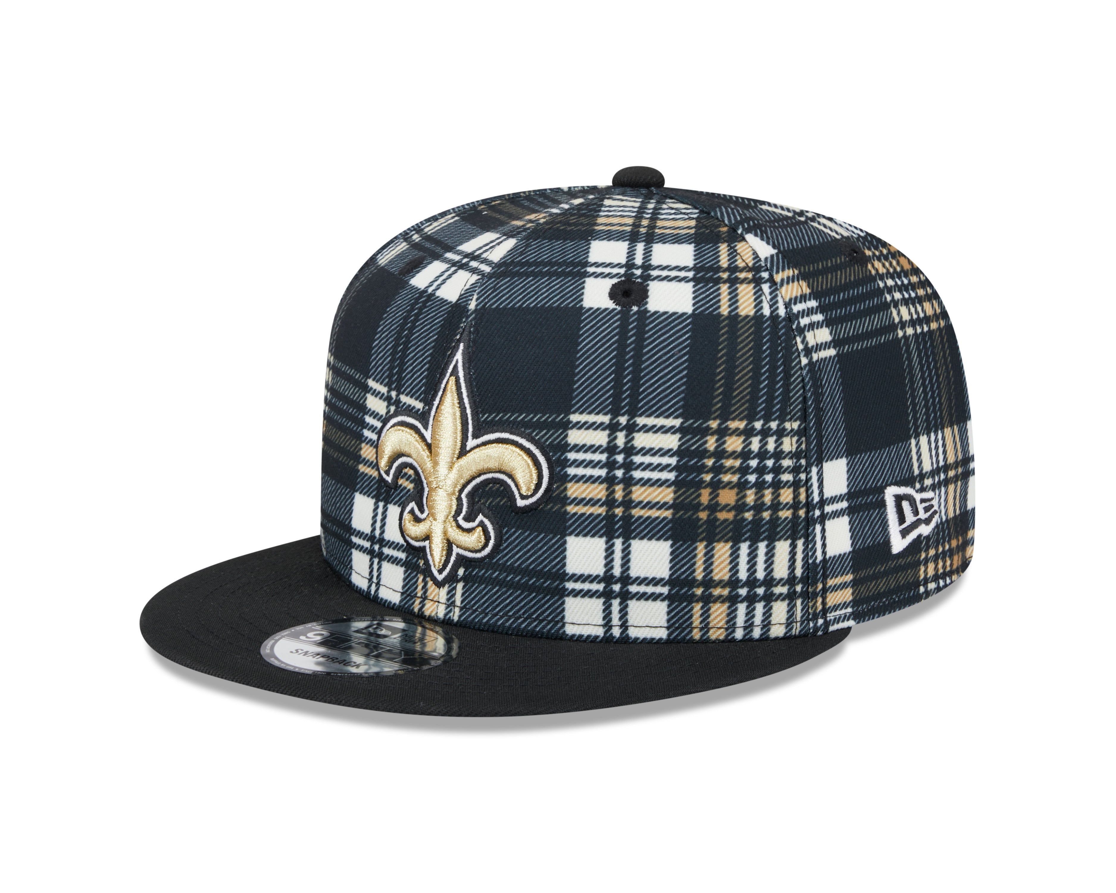 New Orleans Saints NFL New Era Men's Black 9Fifty Sideline Snapback