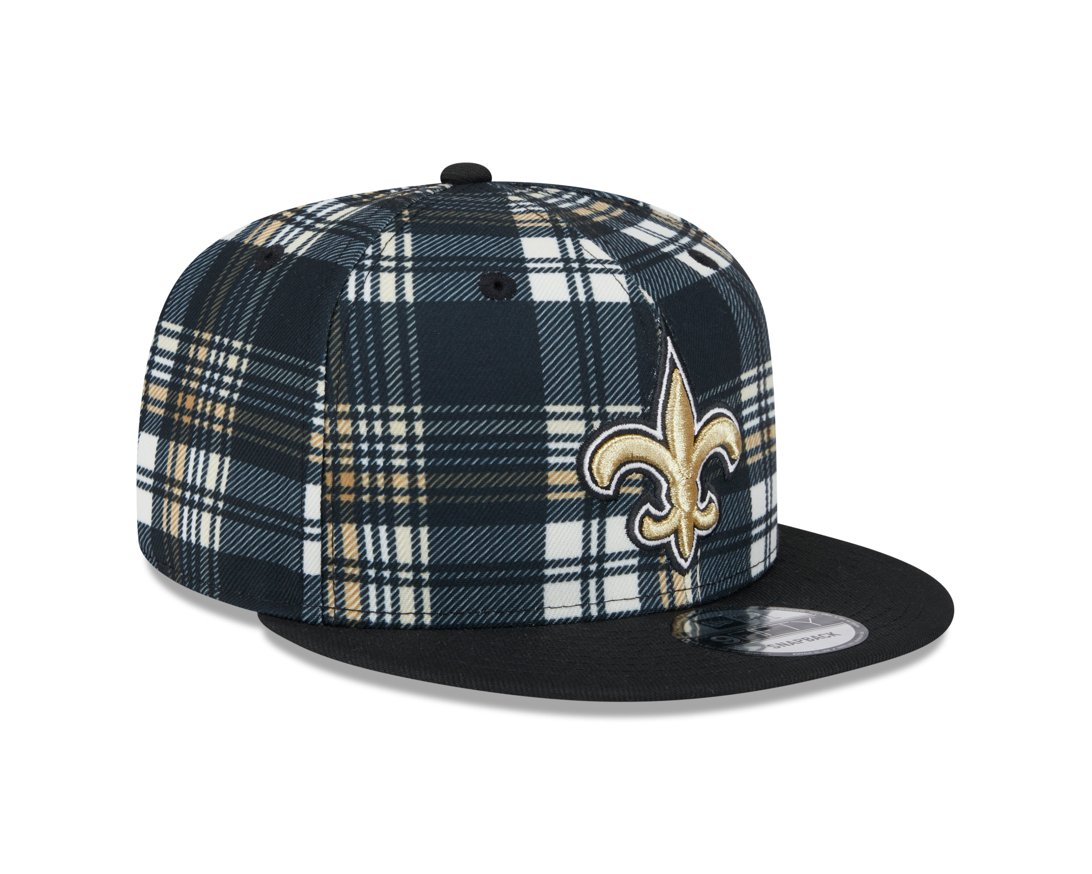 New Orleans Saints NFL New Era Men's Black 9Fifty Sideline Snapback