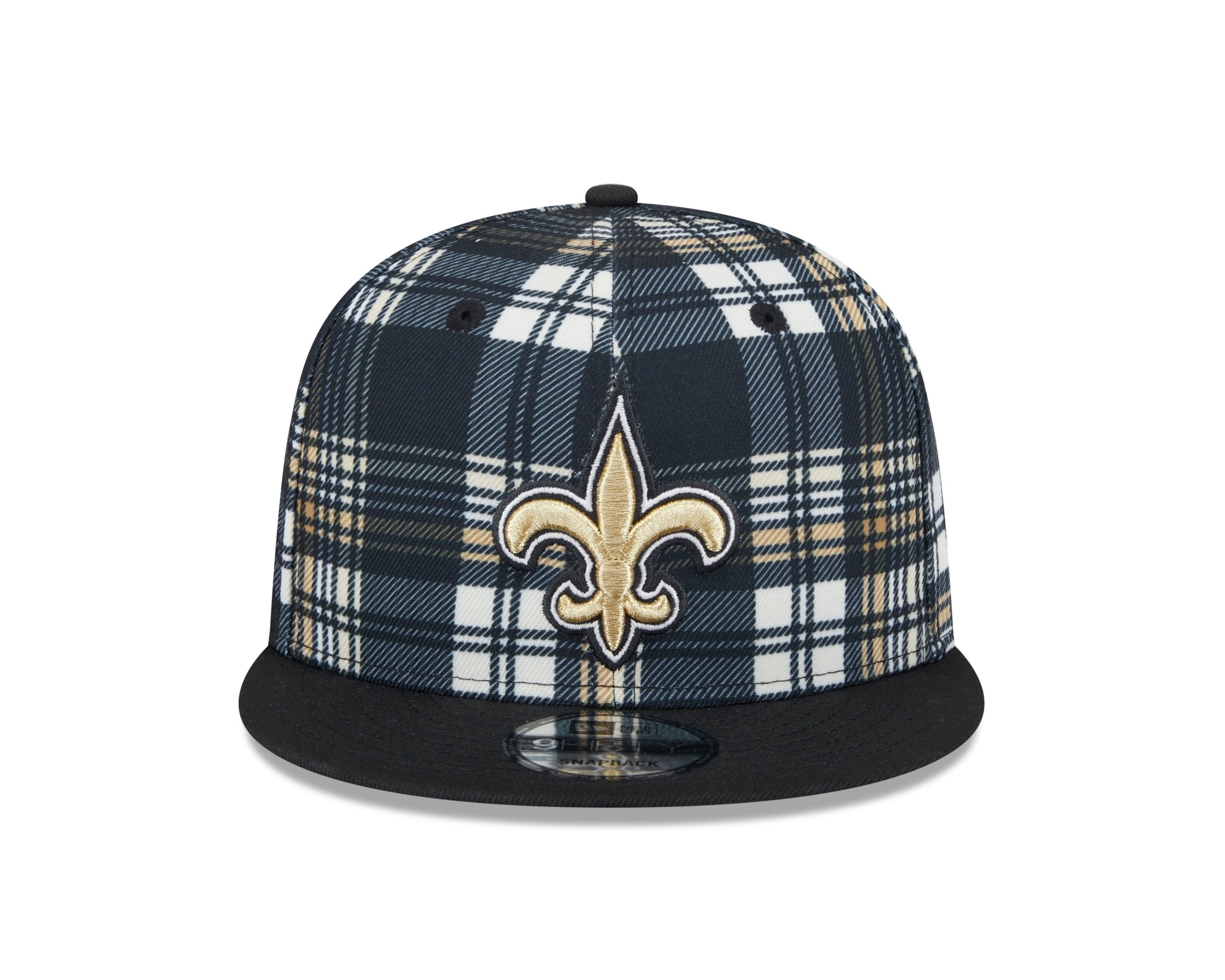 New Orleans Saints NFL New Era Men's Black 9Fifty Sideline Snapback