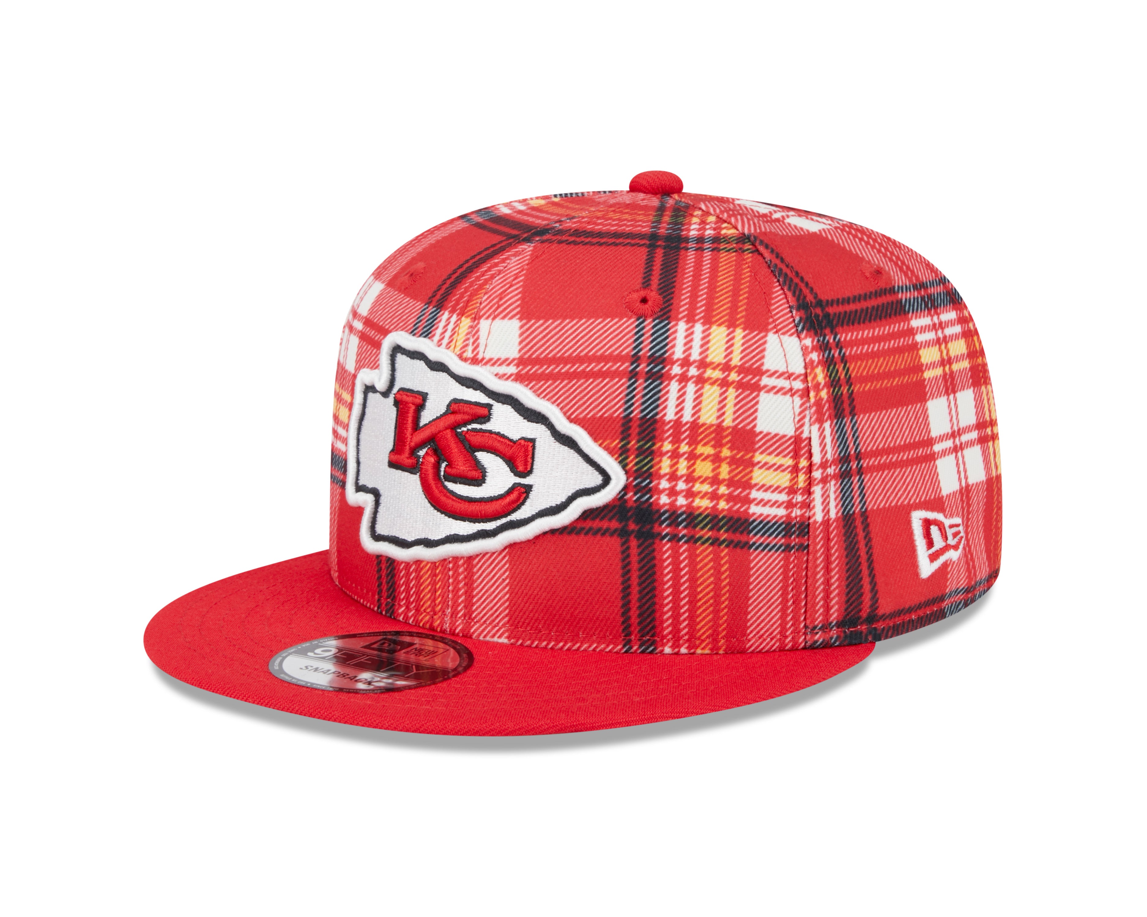 Kansas City Chiefs NFL New Era Snapback rouge 9Fifty Sideline pour hommes