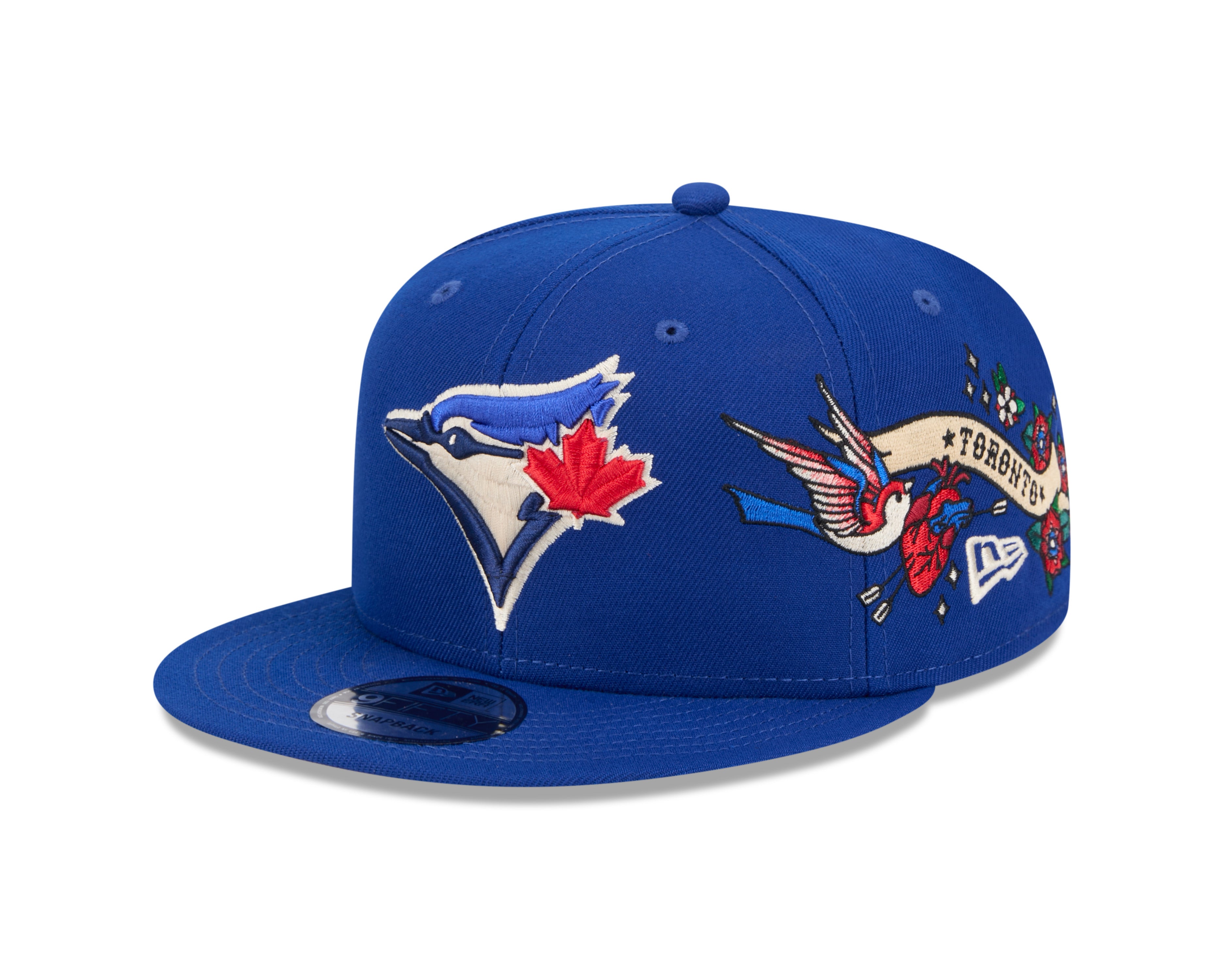 Casquette Snapback 9Fifty City Art bleu royal des Blue Jays de Toronto MLB New Era pour hommes