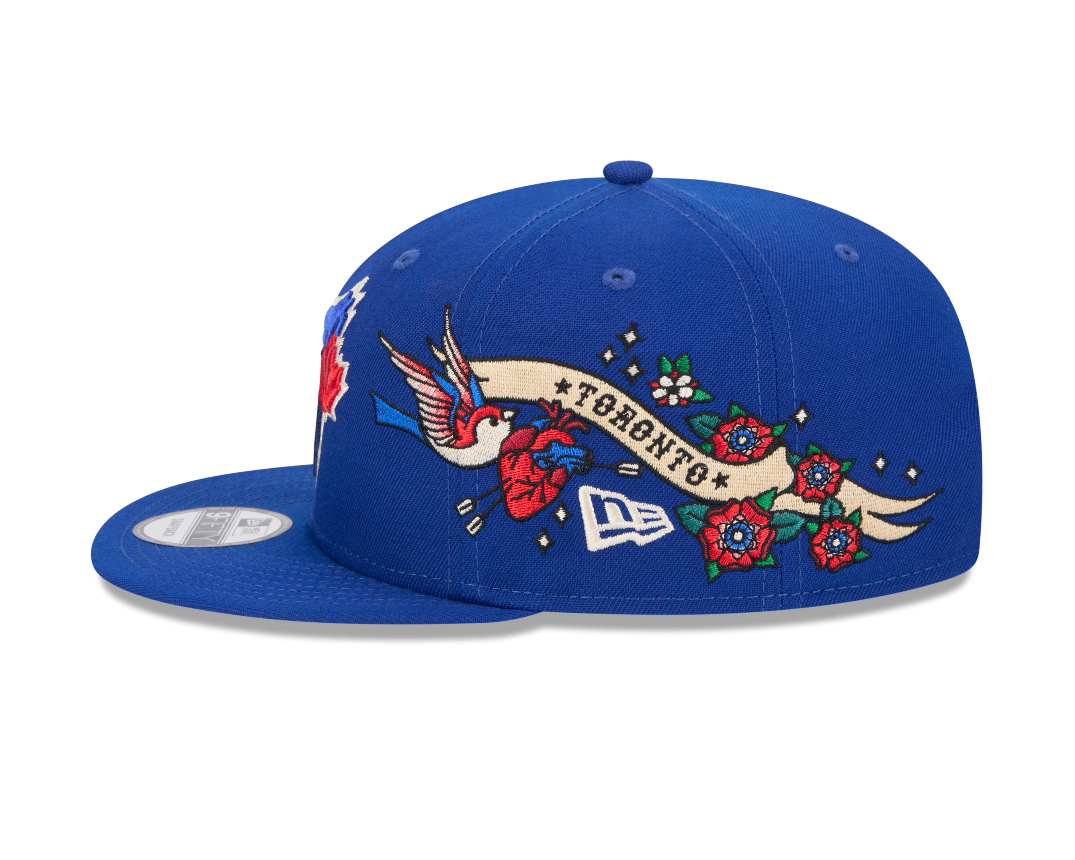 Casquette Snapback 9Fifty City Art bleu royal des Blue Jays de Toronto MLB New Era pour hommes