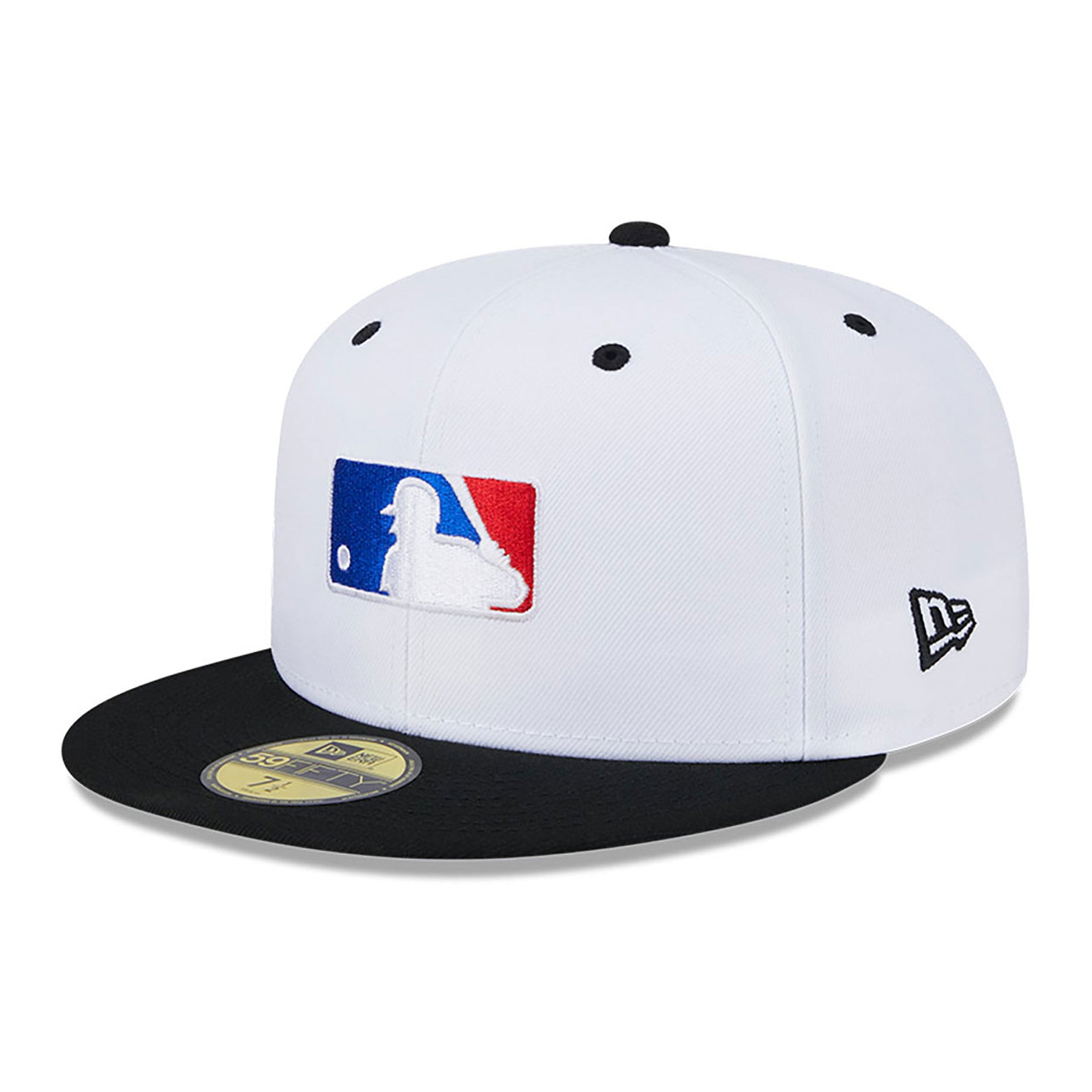 MLB Batterman Logo New Era Men's White 59Fifty National League Mascots Fitted Hat