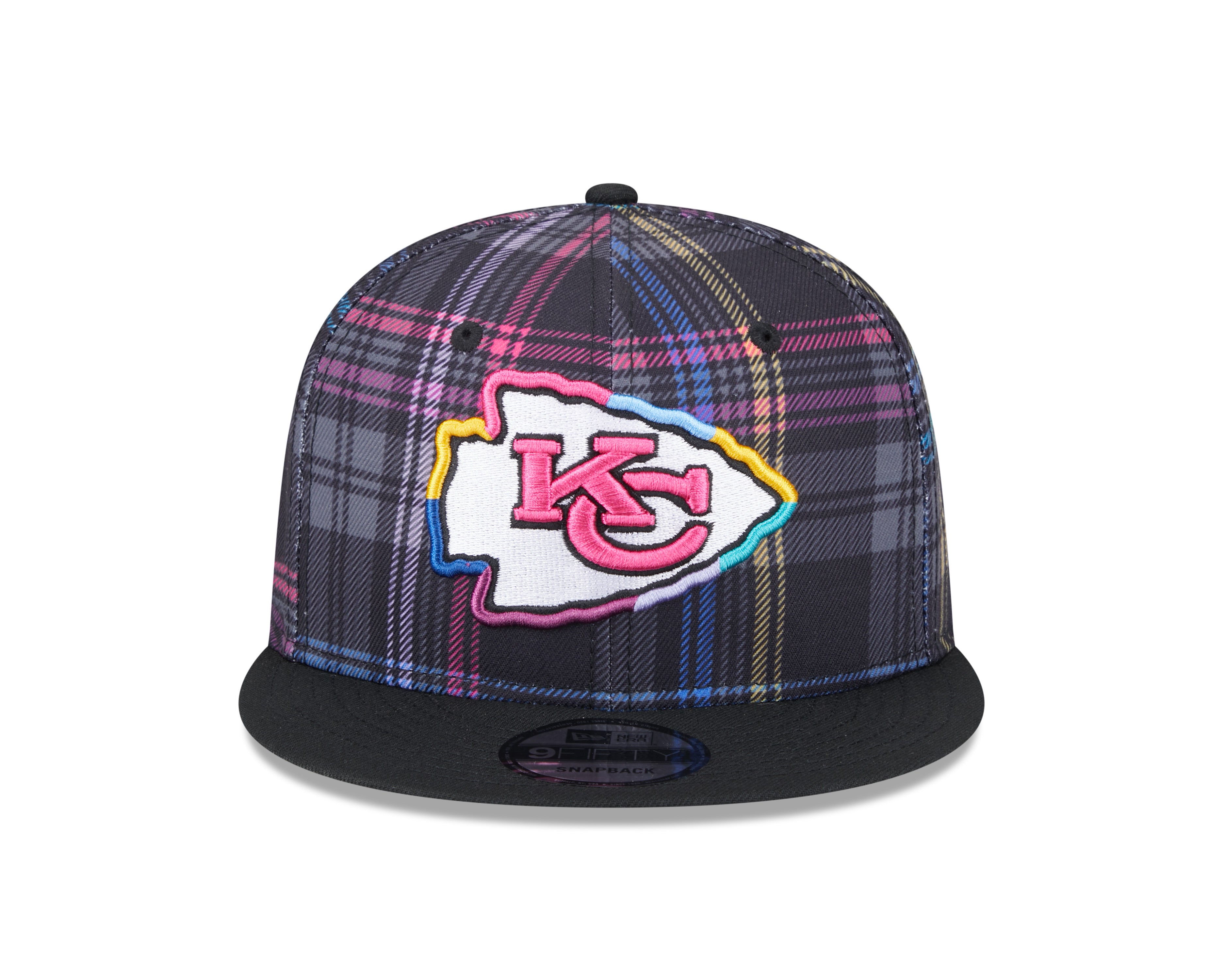 Kansas City Chiefs NFL New Era Men's Black 9Fifty Crucial Catch Snapback