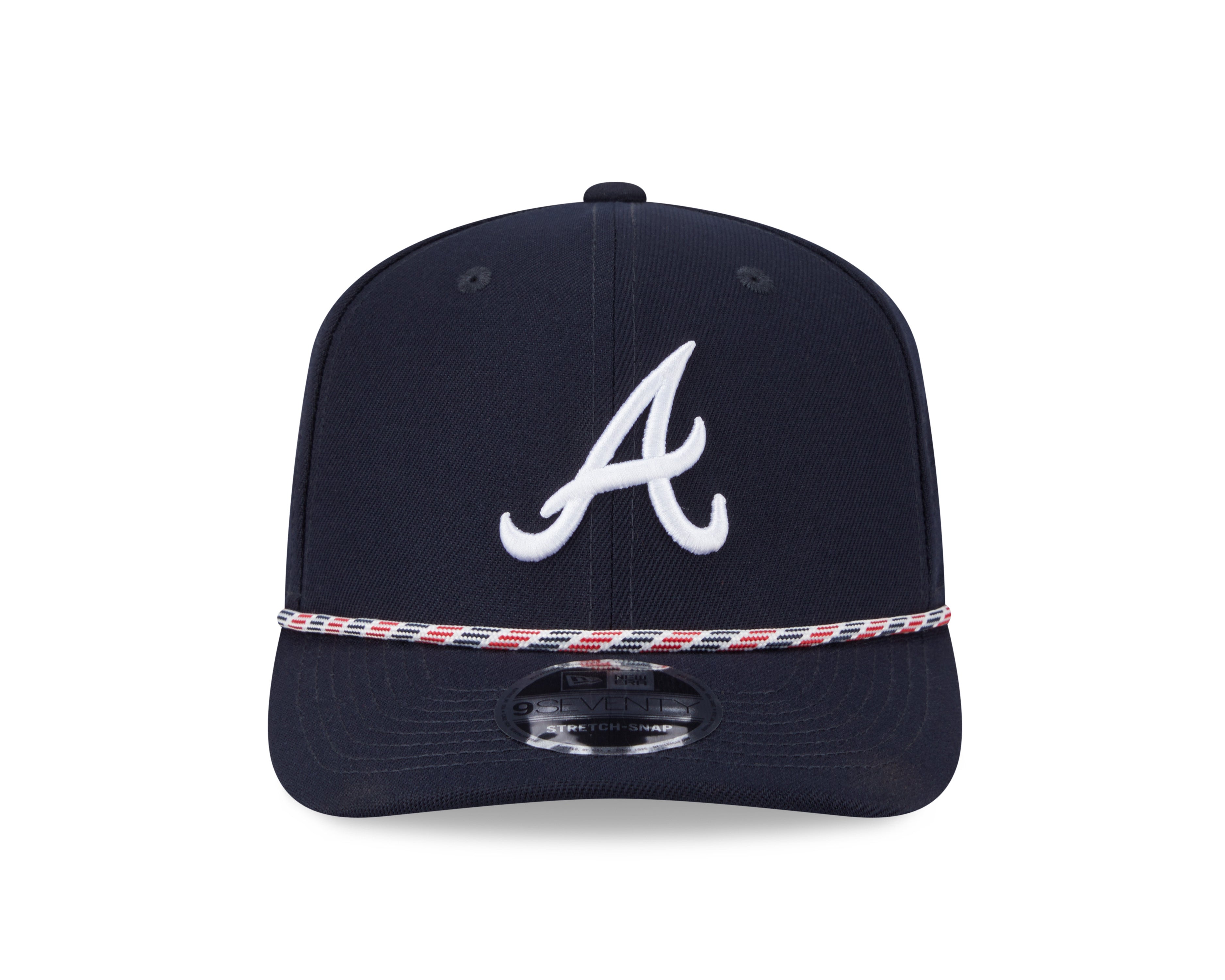 Atlanta Braves MLB New Era Men's Navy 9Seventy Multi Rope Snapback