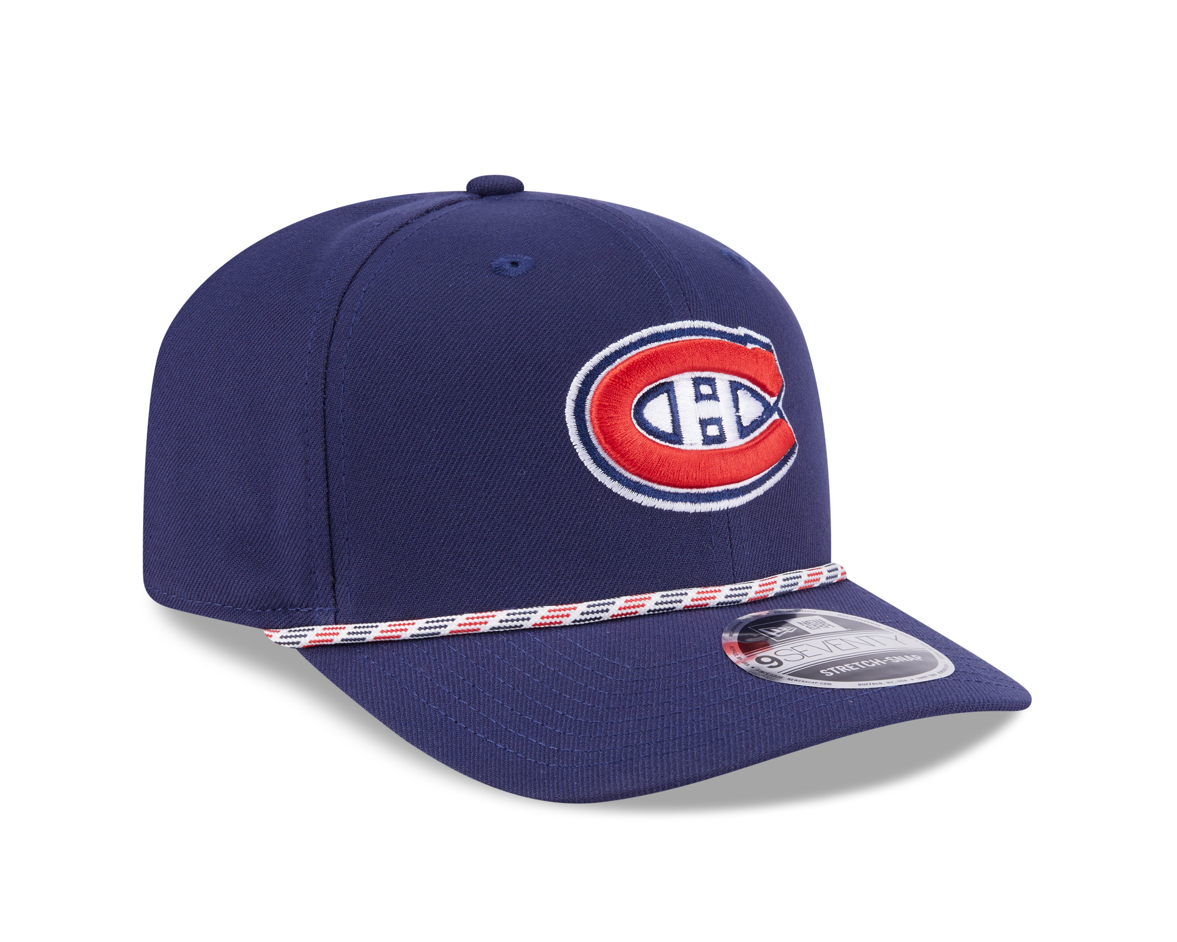 Montreal Canadiens NHL New Era Men's Navy 9Seventy Multi-Rope Stretch Snapback Hat