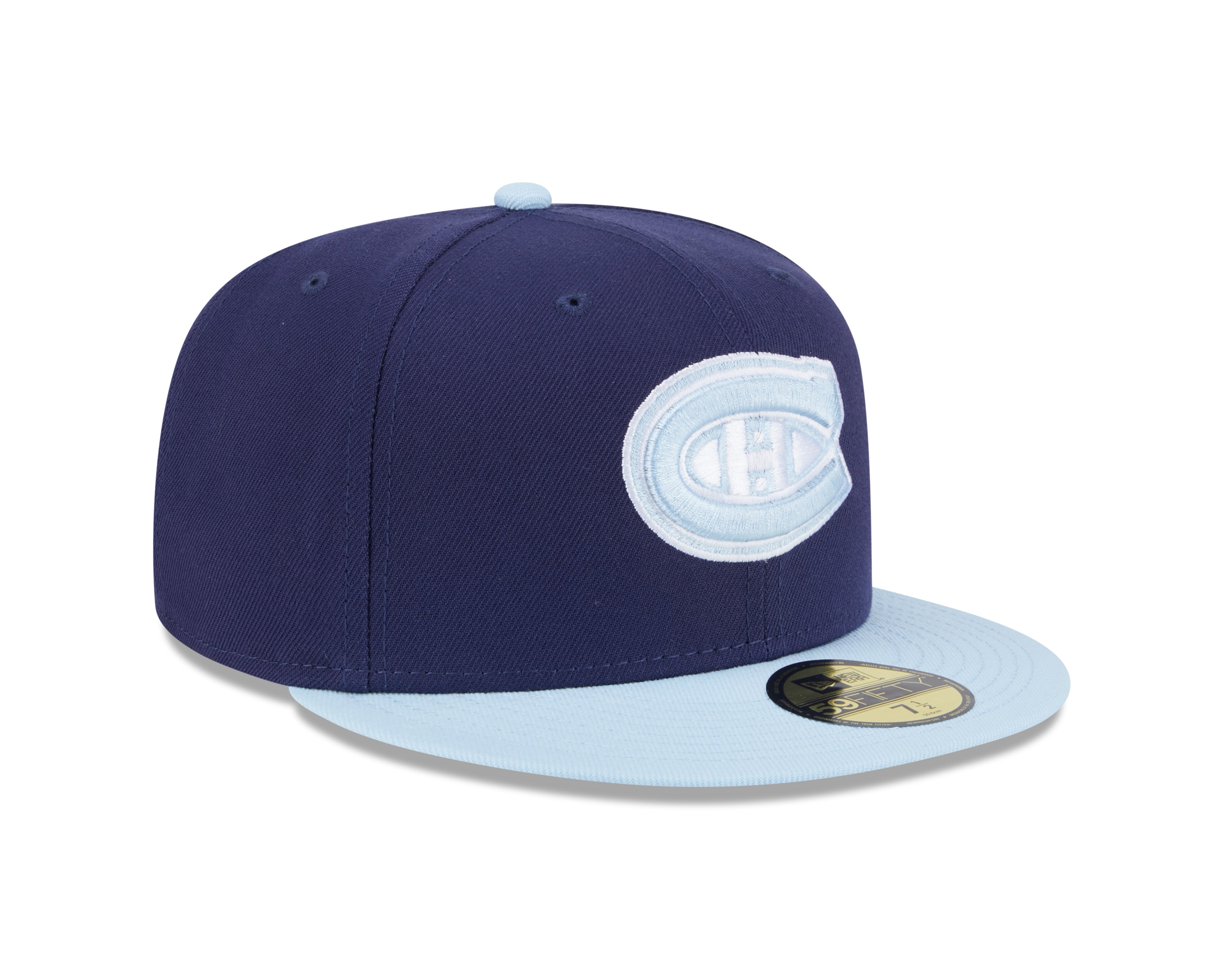Montreal Canadiens NHL New Era Men's Navy 59Fifty Two Tone Color Pack Fitted Hat