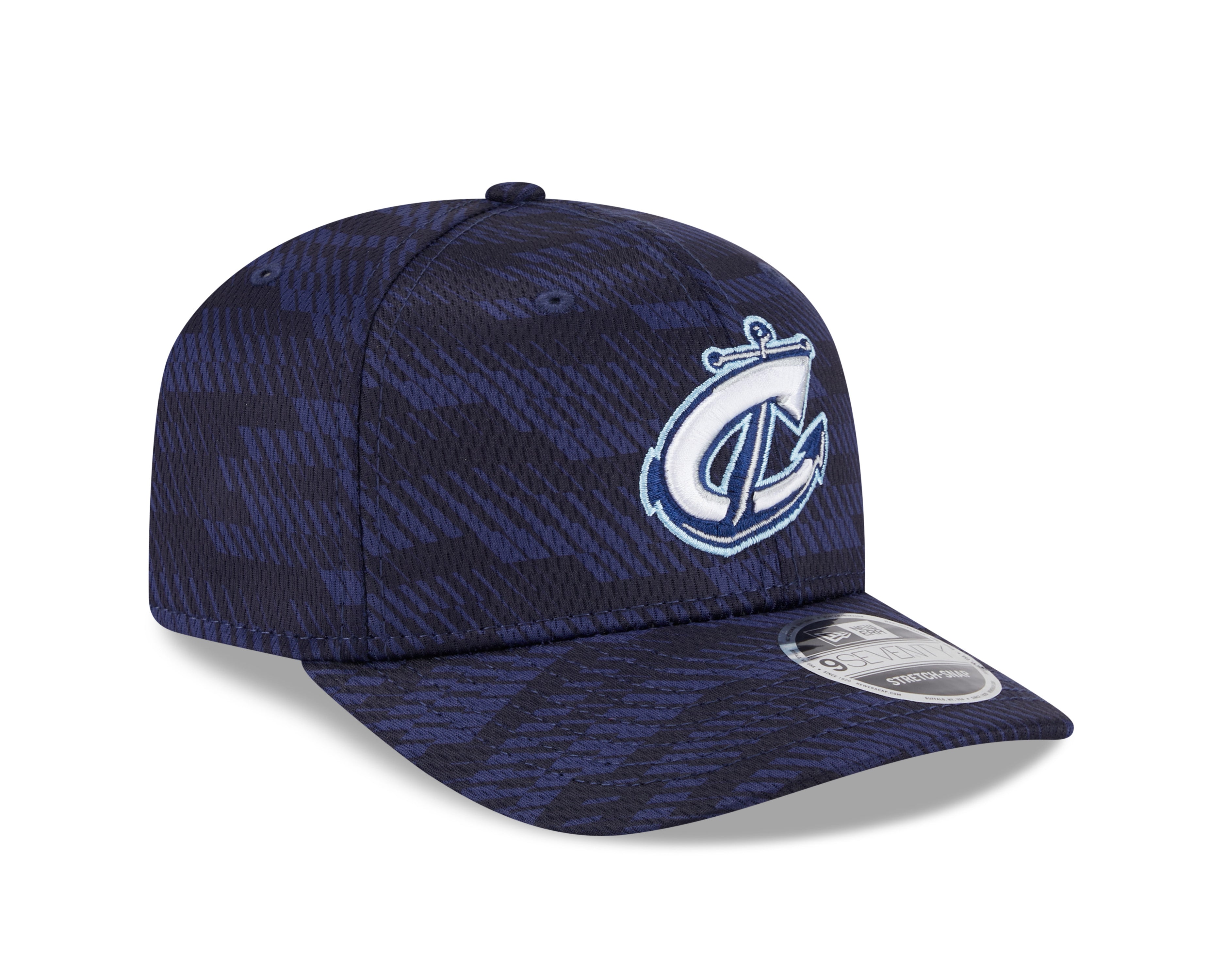 Casquette Snapback Columbus Clippers MiLB New Era pour homme, bleue, 9Seventy 2025, couleur de l'équipe