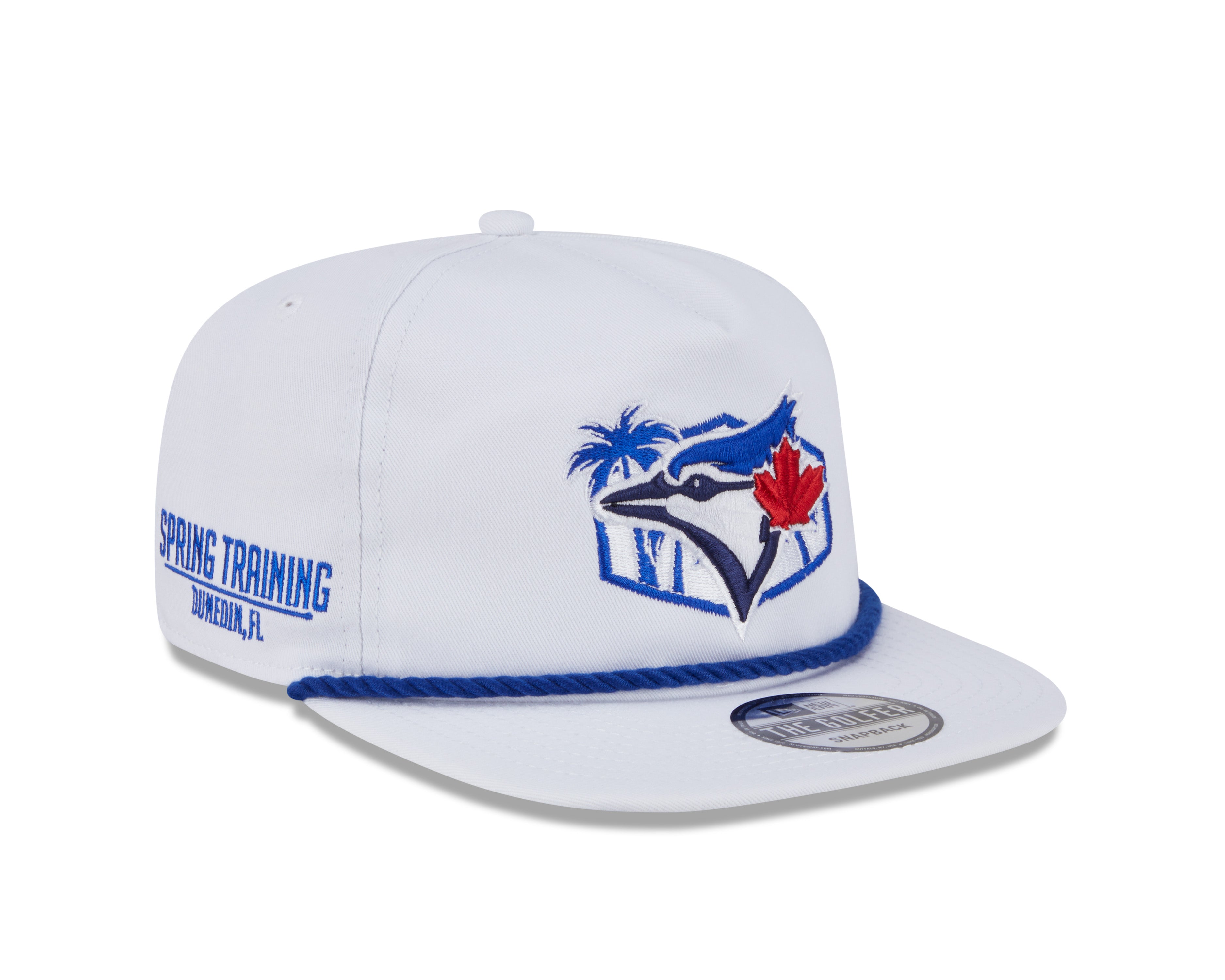 Toronto Blue Jays MLB New Era Men's White Cord Golfer 2025 Spring Training Snapback