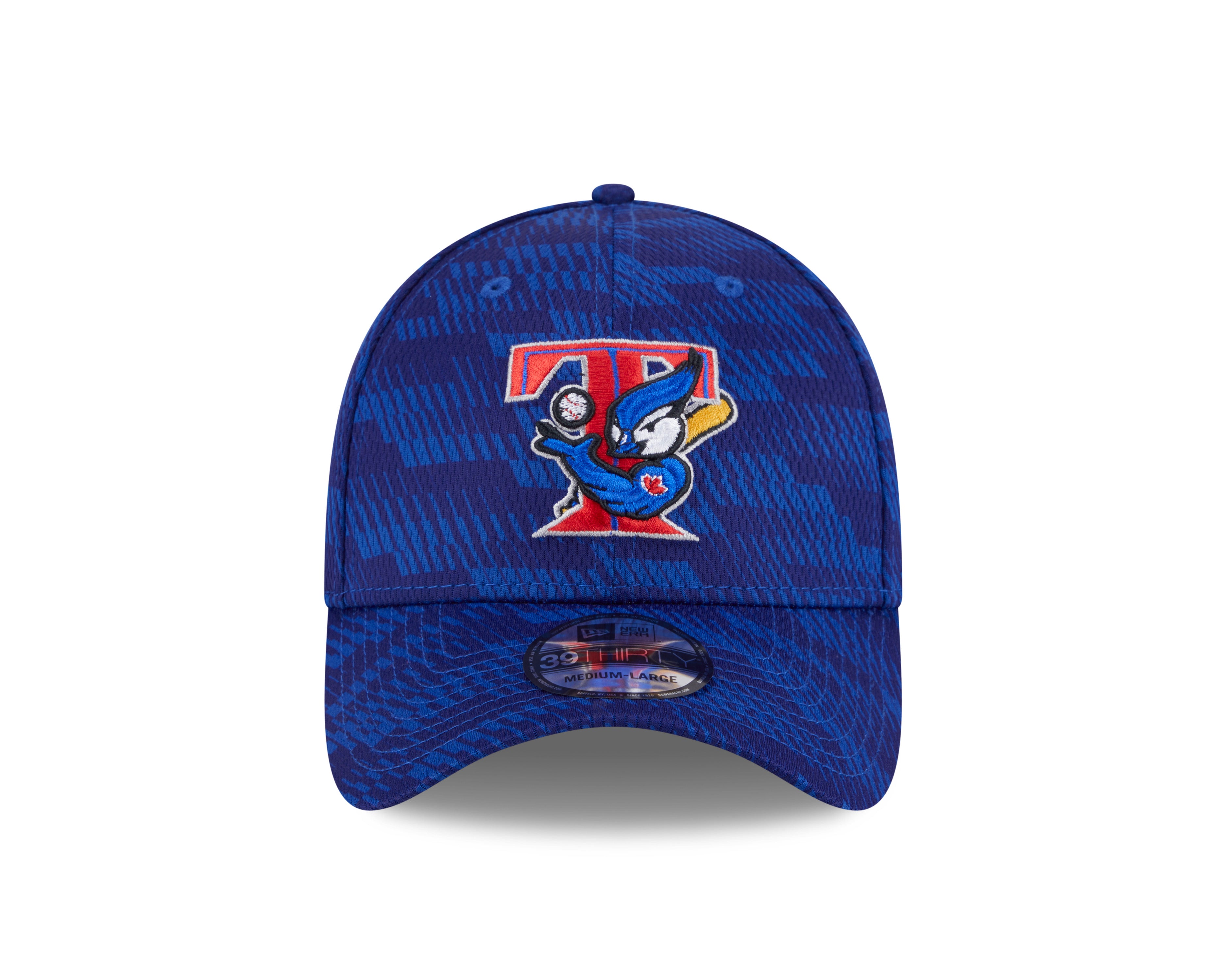 Toronto Blue Jays MLB New Era Men's Royal Blue 39Thirty Alternate Logo Stretch Fit Hat
